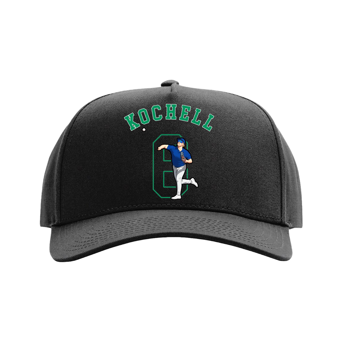 Full Fabric Five-Panel Champ Cap