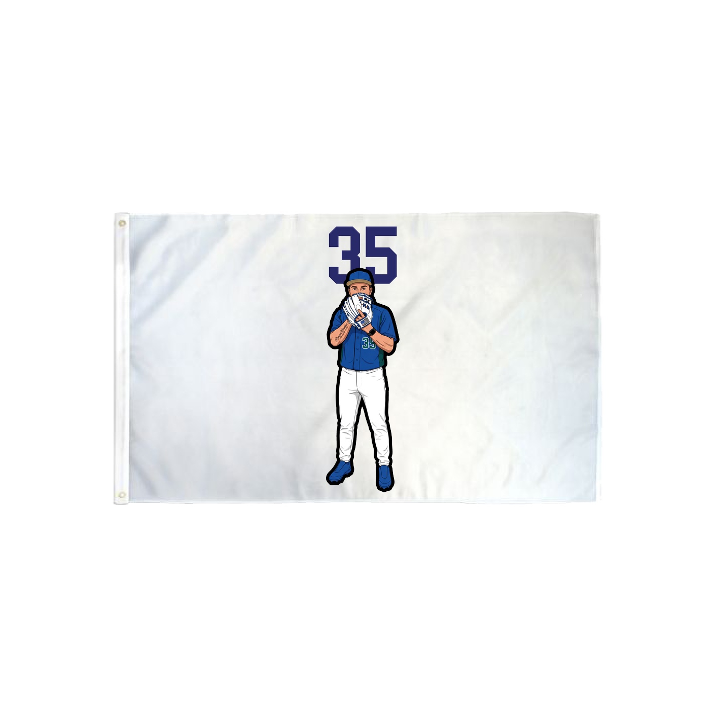 3x5 Flag — Number Top in Classic