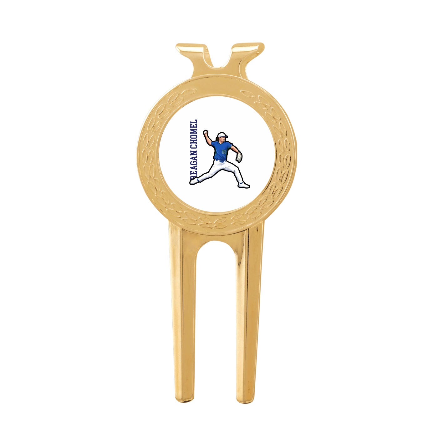 Divot Tool with Ball Marker — Name Vertical in Classic