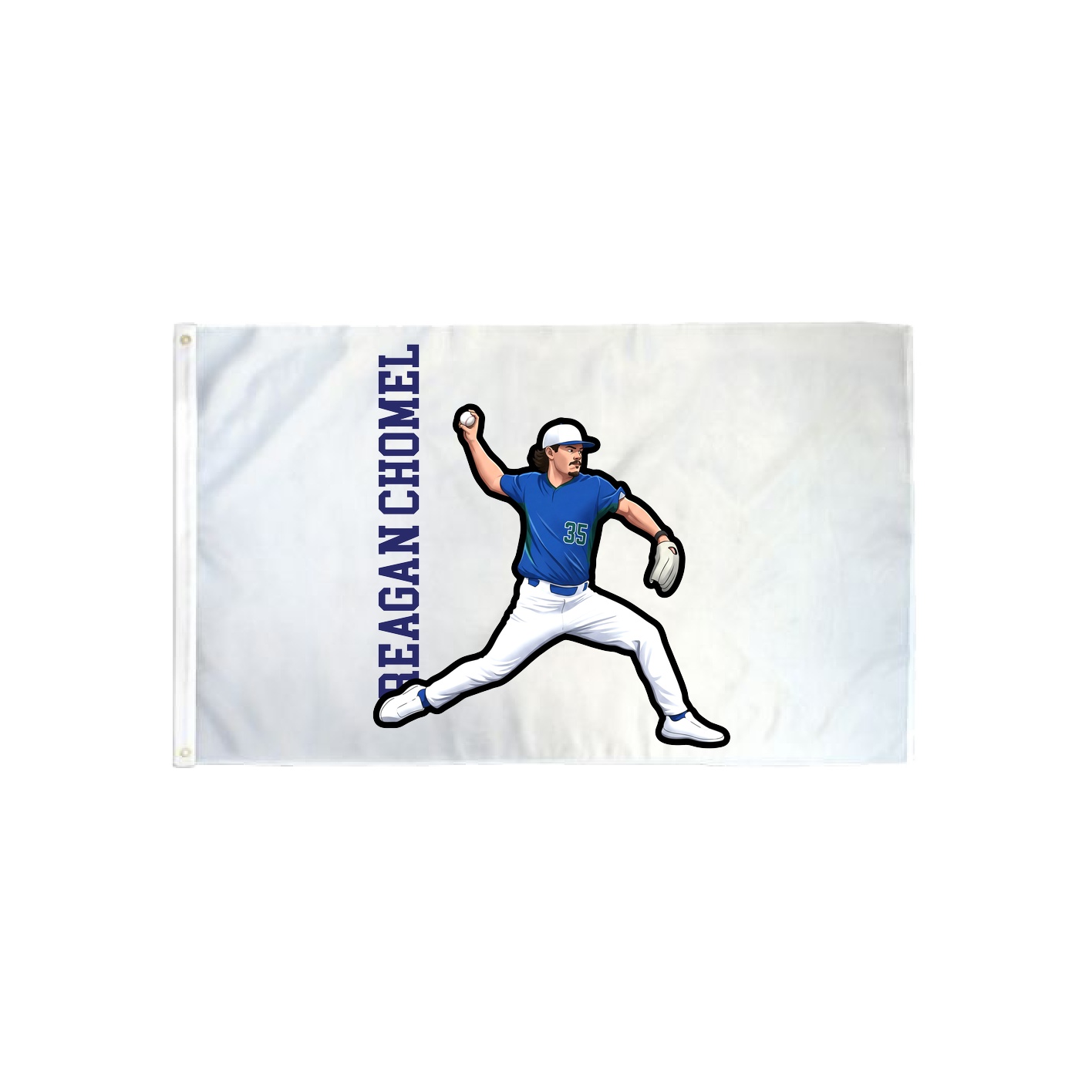 3x5 Flag — Name Vertical in Classic