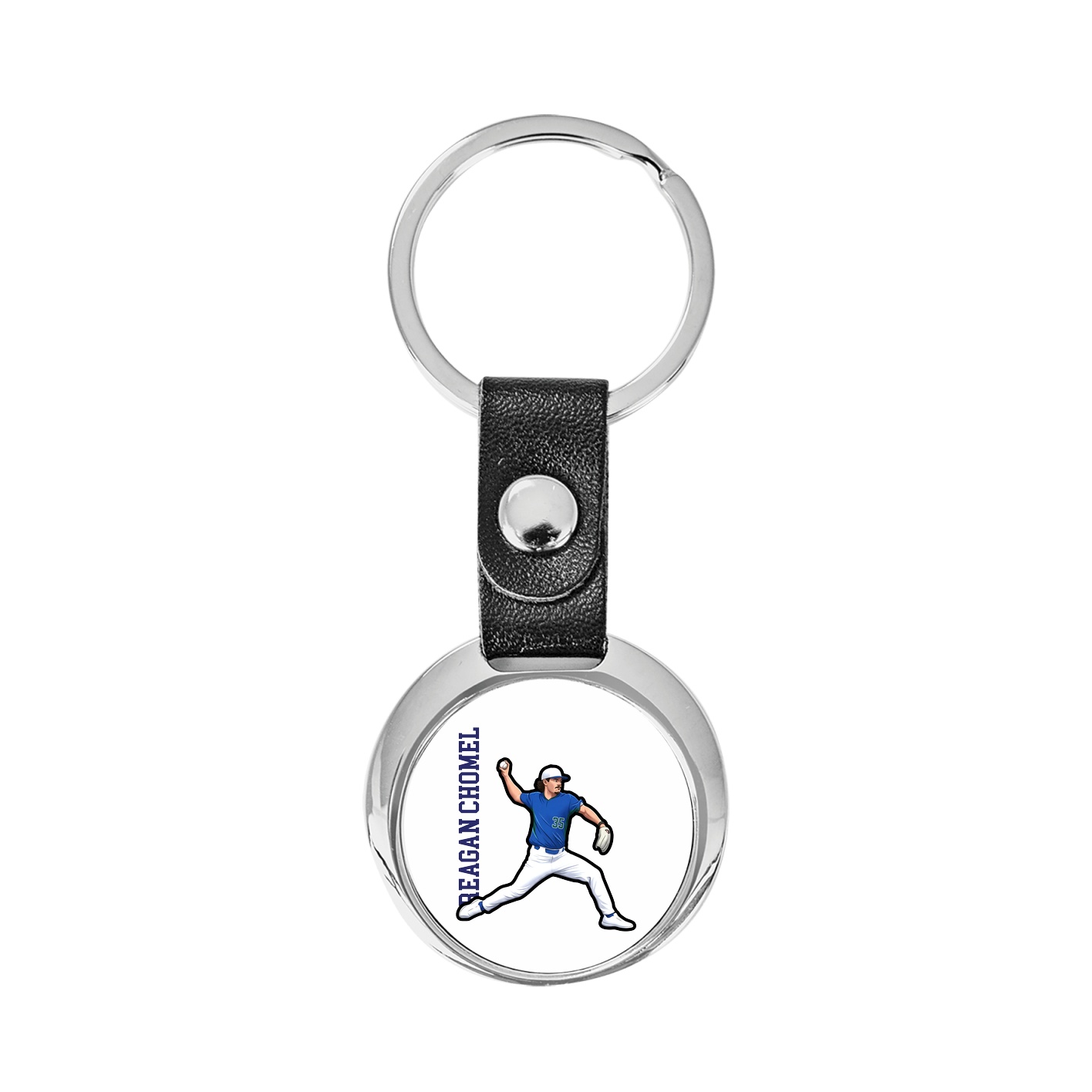 Key Chain — Name Vertical in Classic