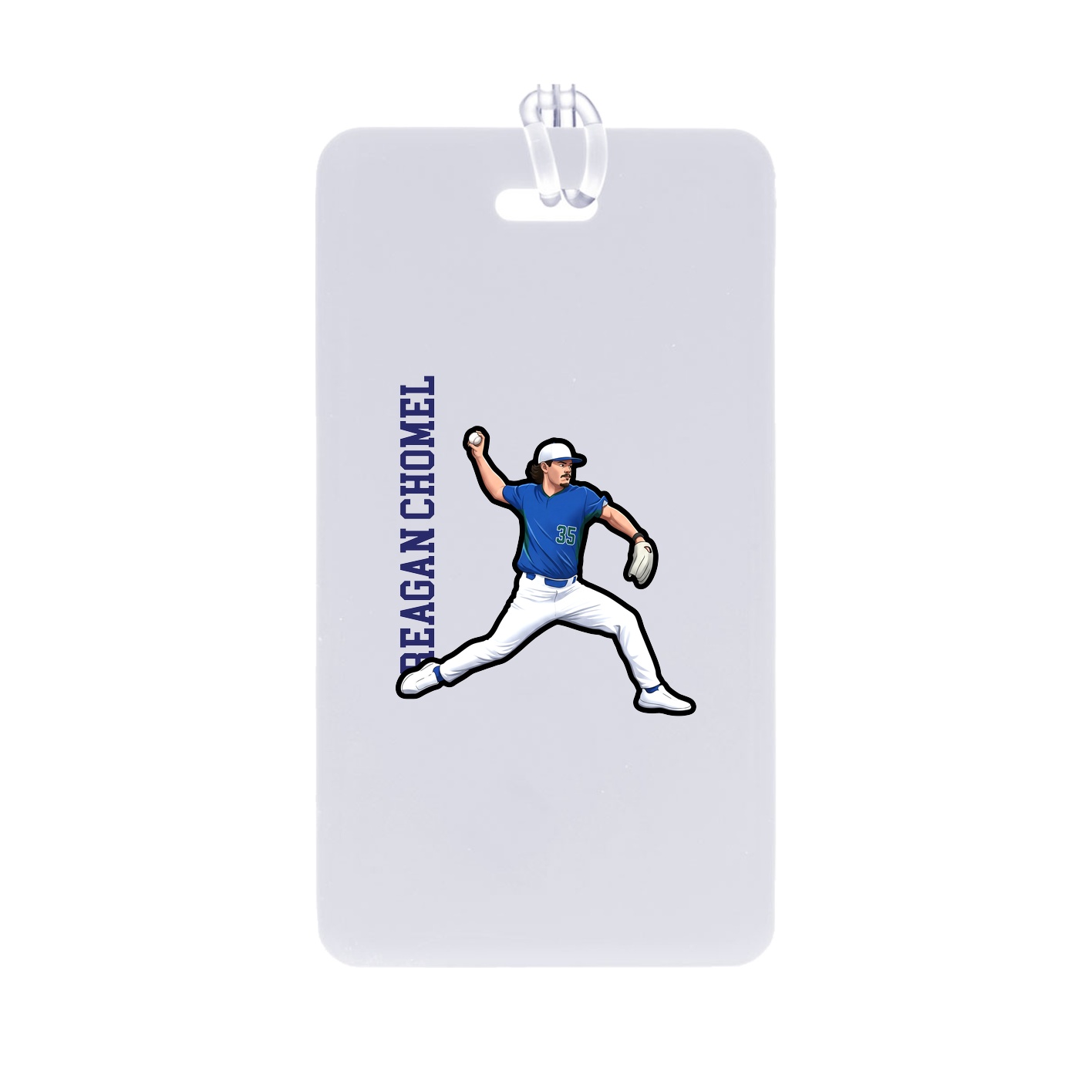 Bag Tag — Name Vertical in Classic