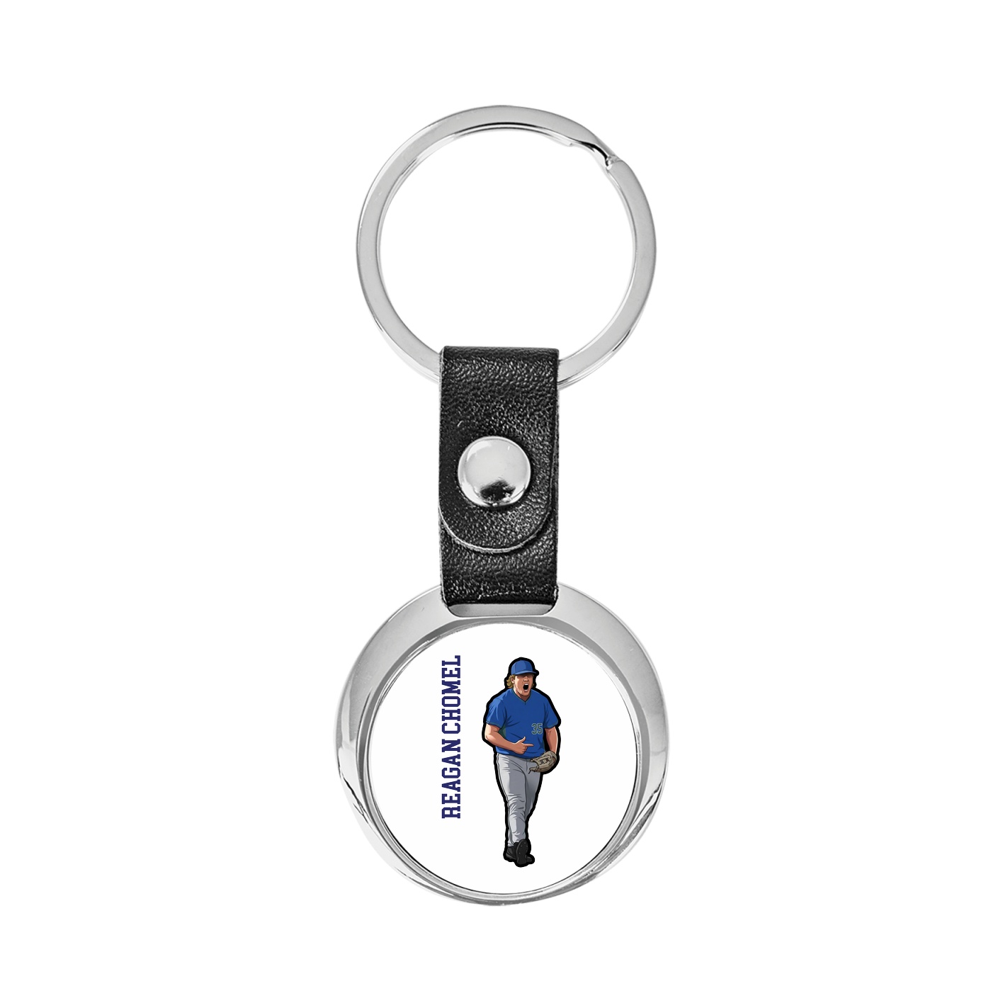 Key Chain — Name Vertical in Classic