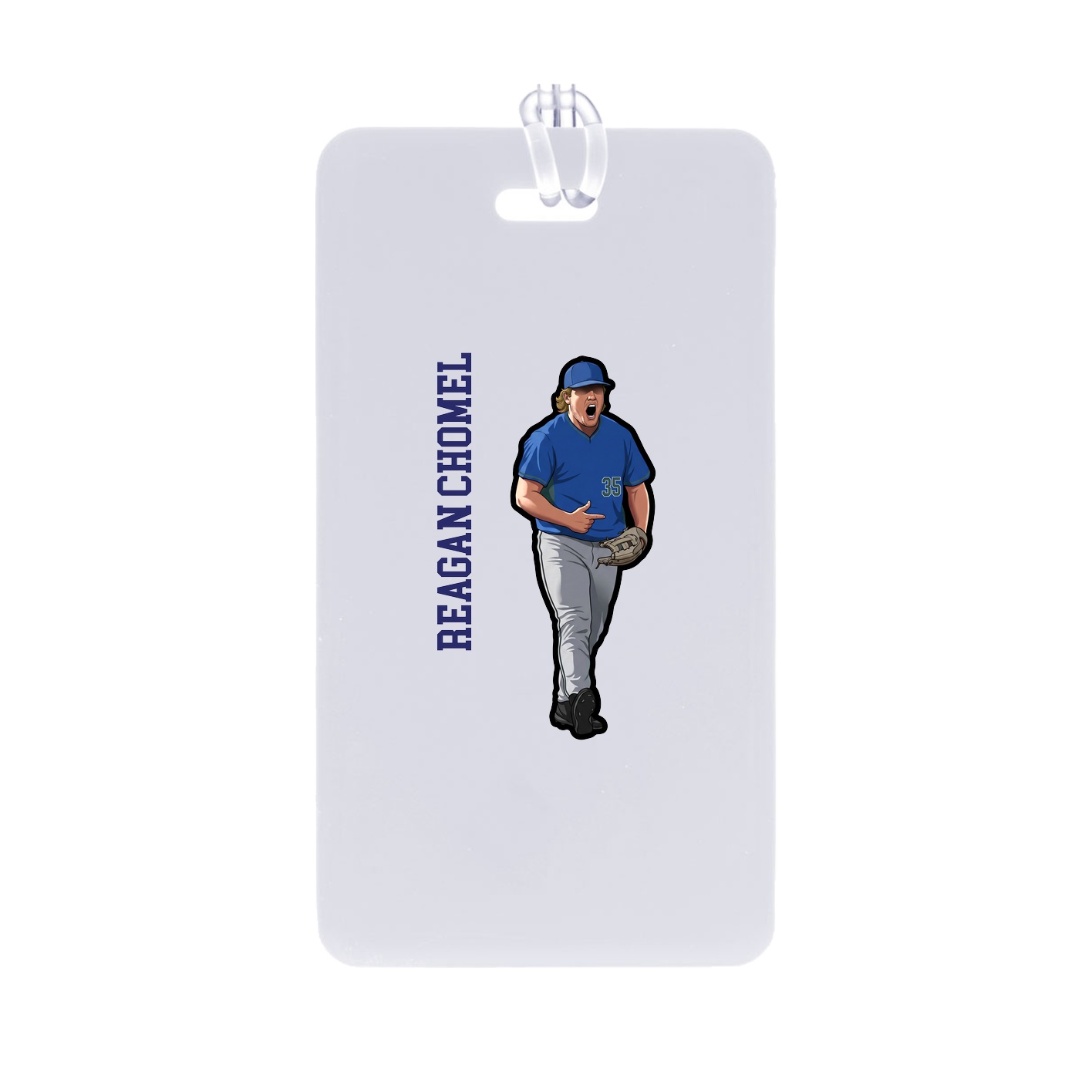 Bag Tag — Name Vertical in Classic