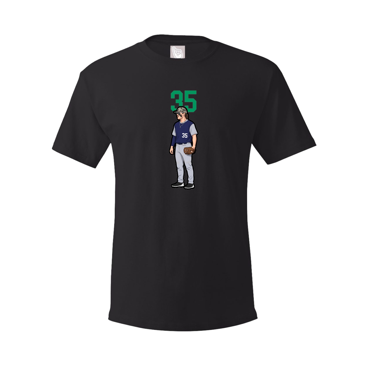Tee — Number Top in Black