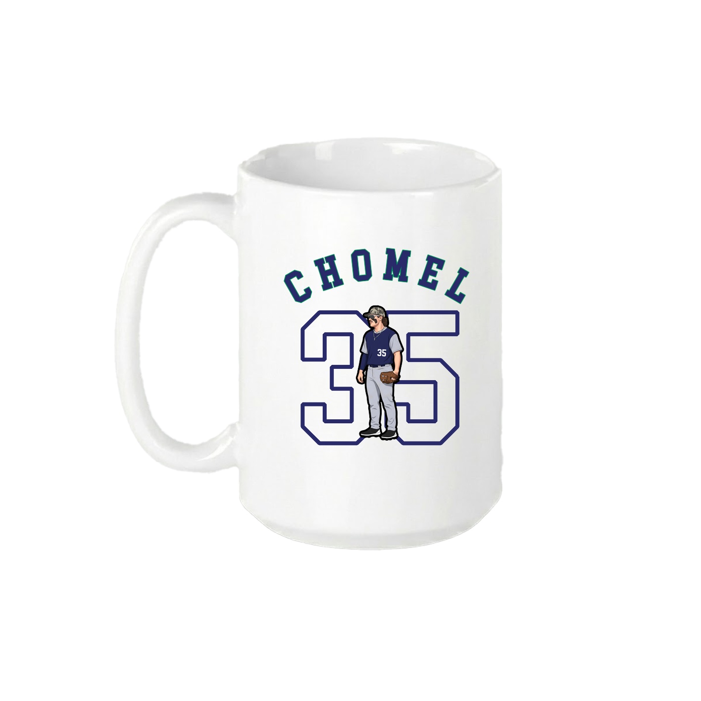 15oz Coffee Mug — Shirsey Arch in White