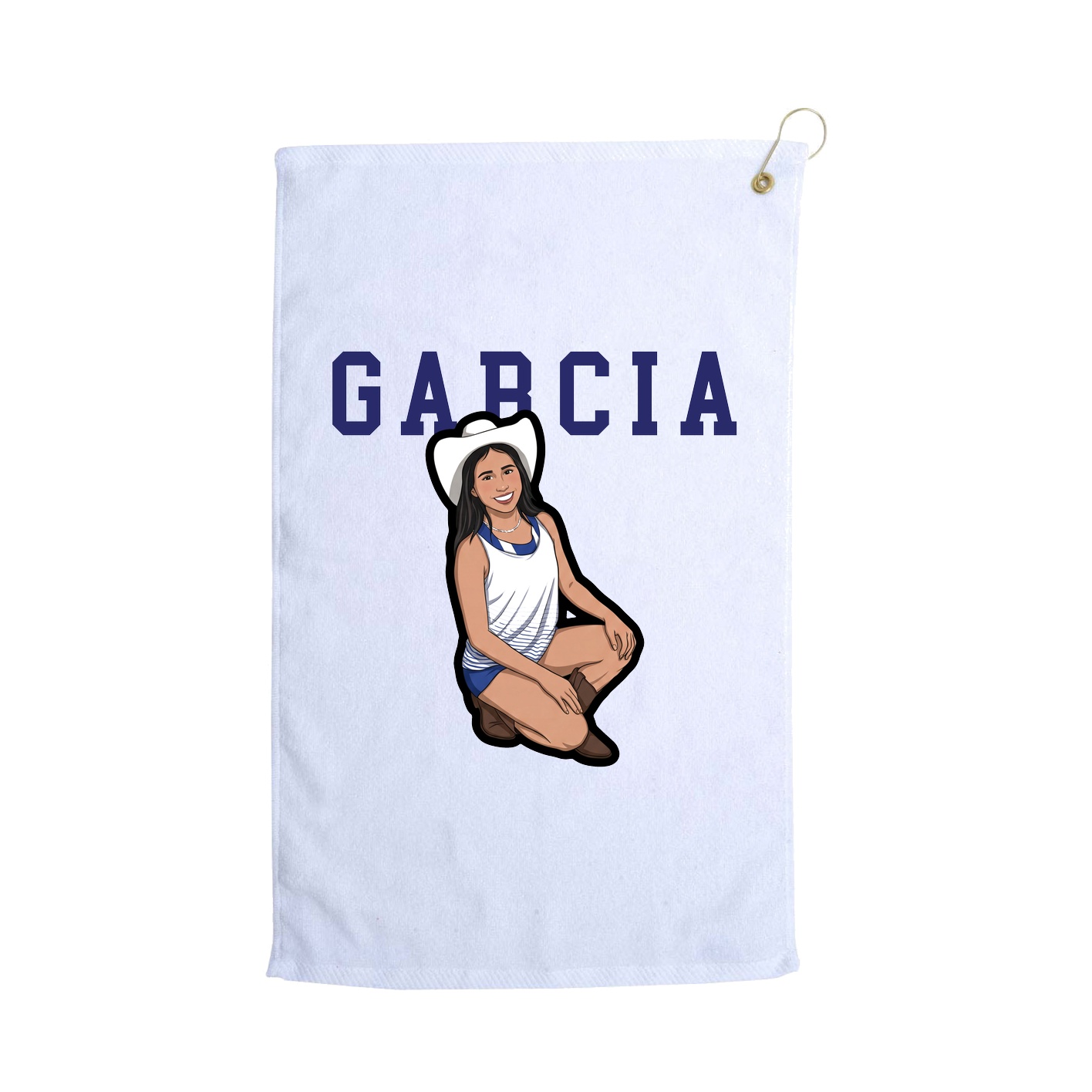 Golf Towel — Shirsey in White