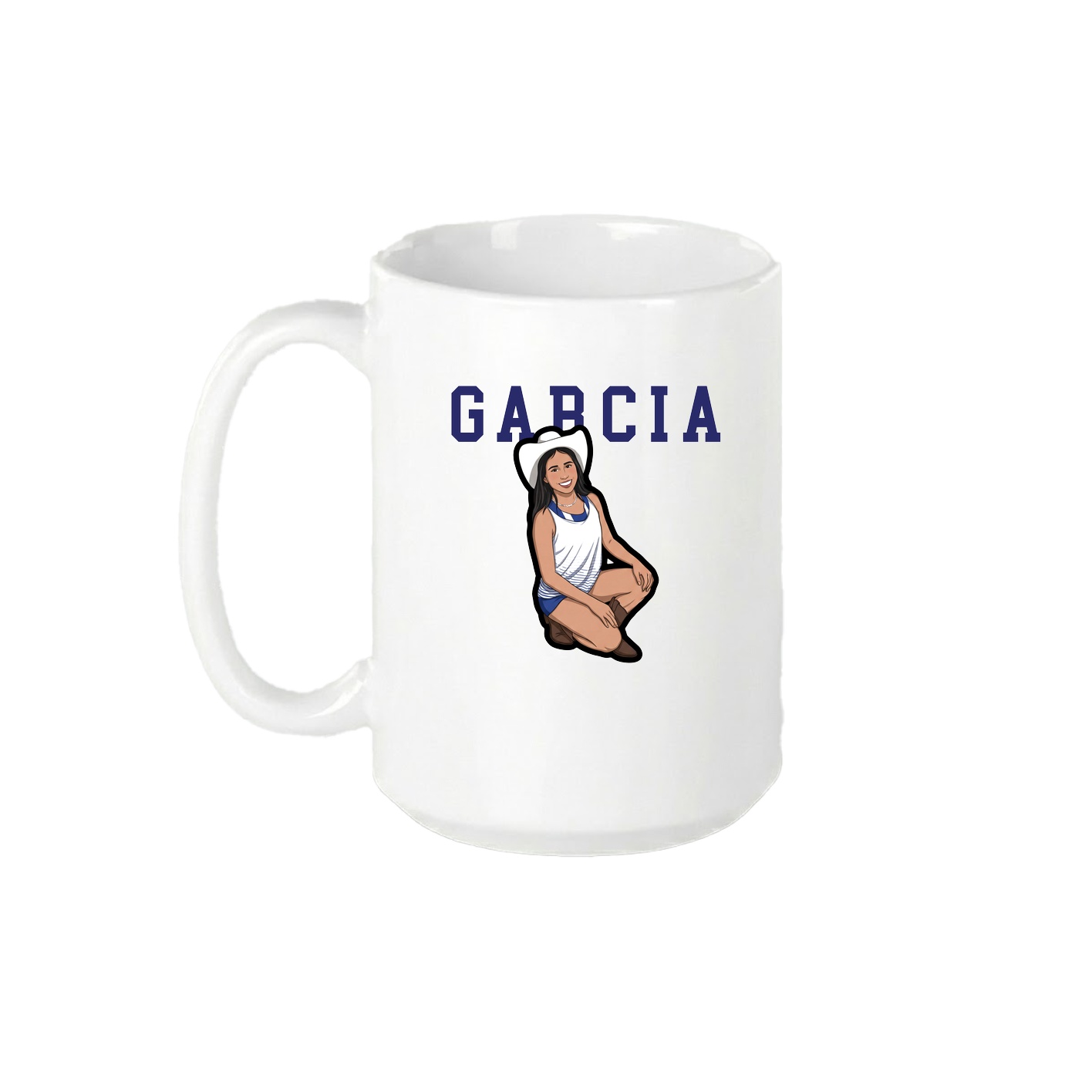 15oz Coffee Mug — Shirsey in White