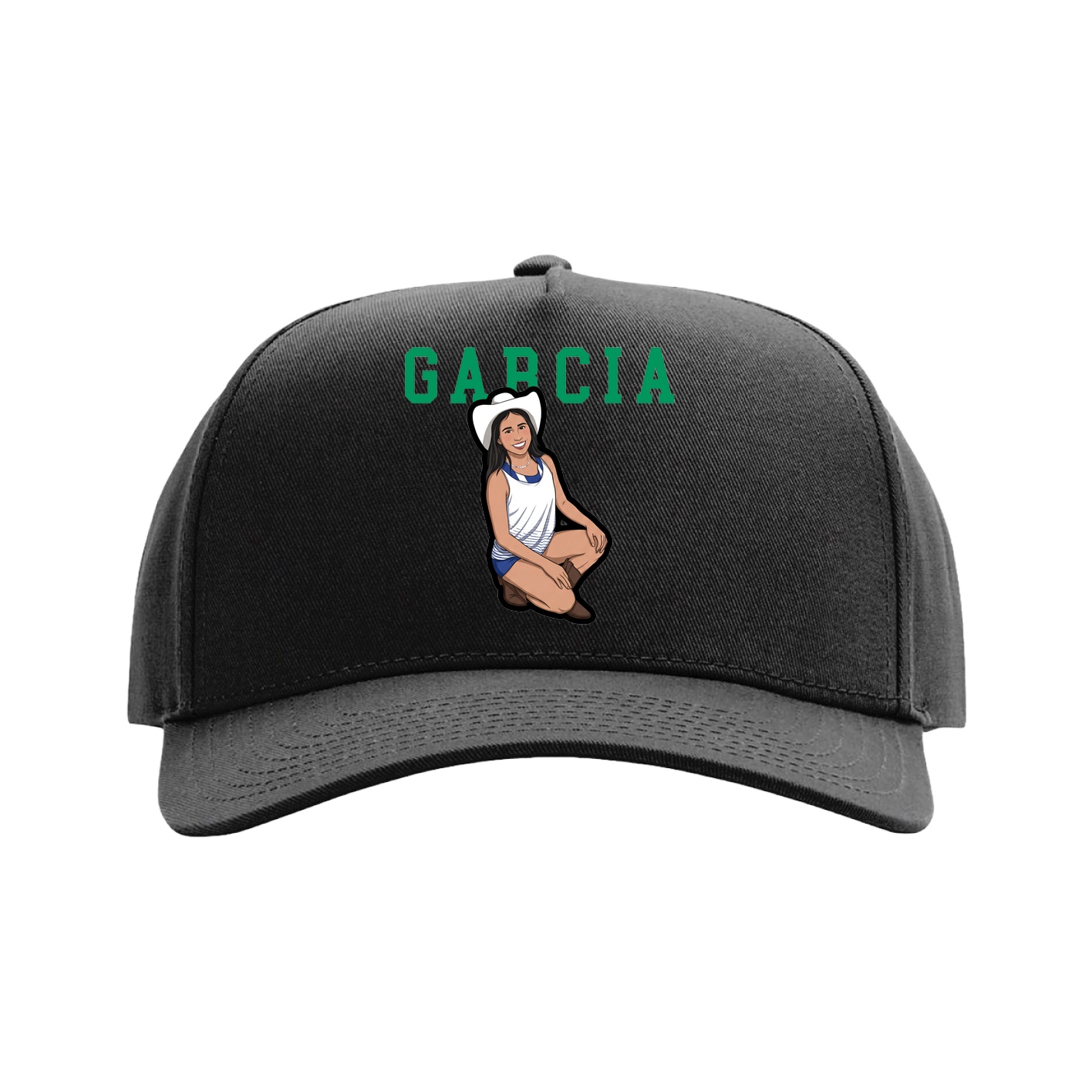 Full Fabric Five-Panel Champ Cap