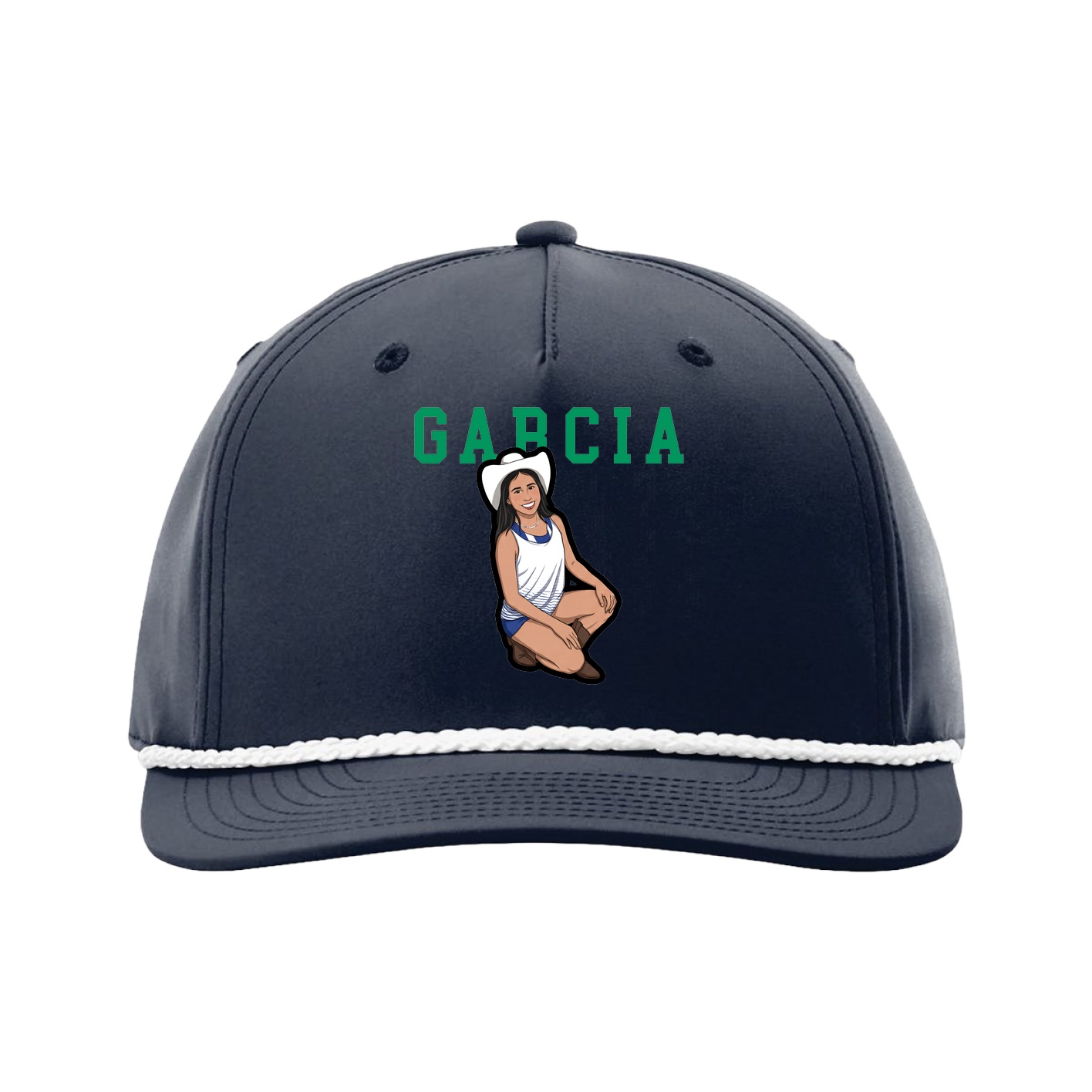 Five-Panel Classic Rope Cap — Shirsey in Navy