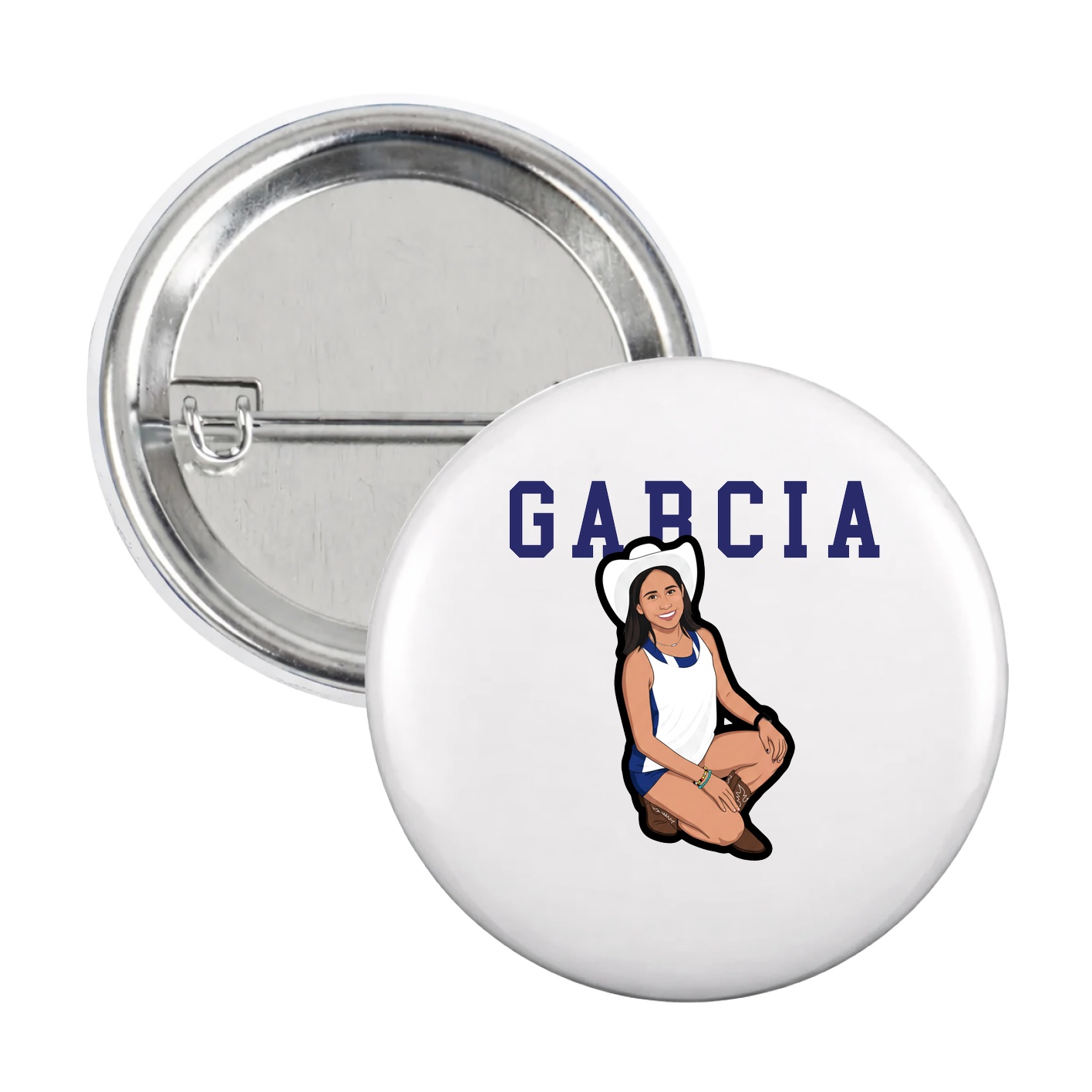 Game Day Button — Shirsey in White