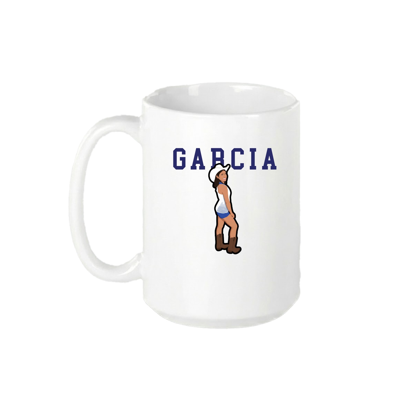 15oz Coffee Mug — Shirsey in White