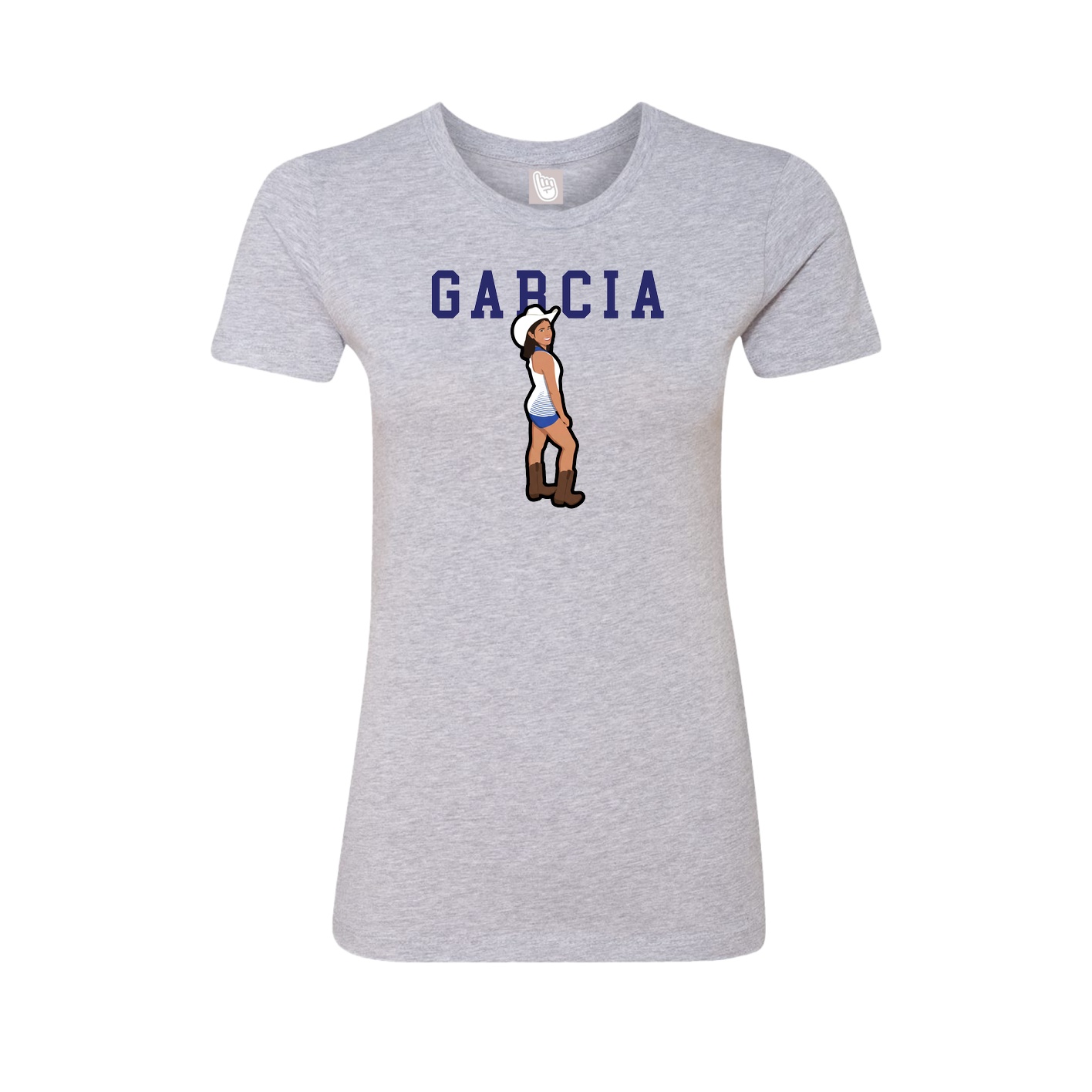 Fitted Women's Tee — Shirsey in Grey
