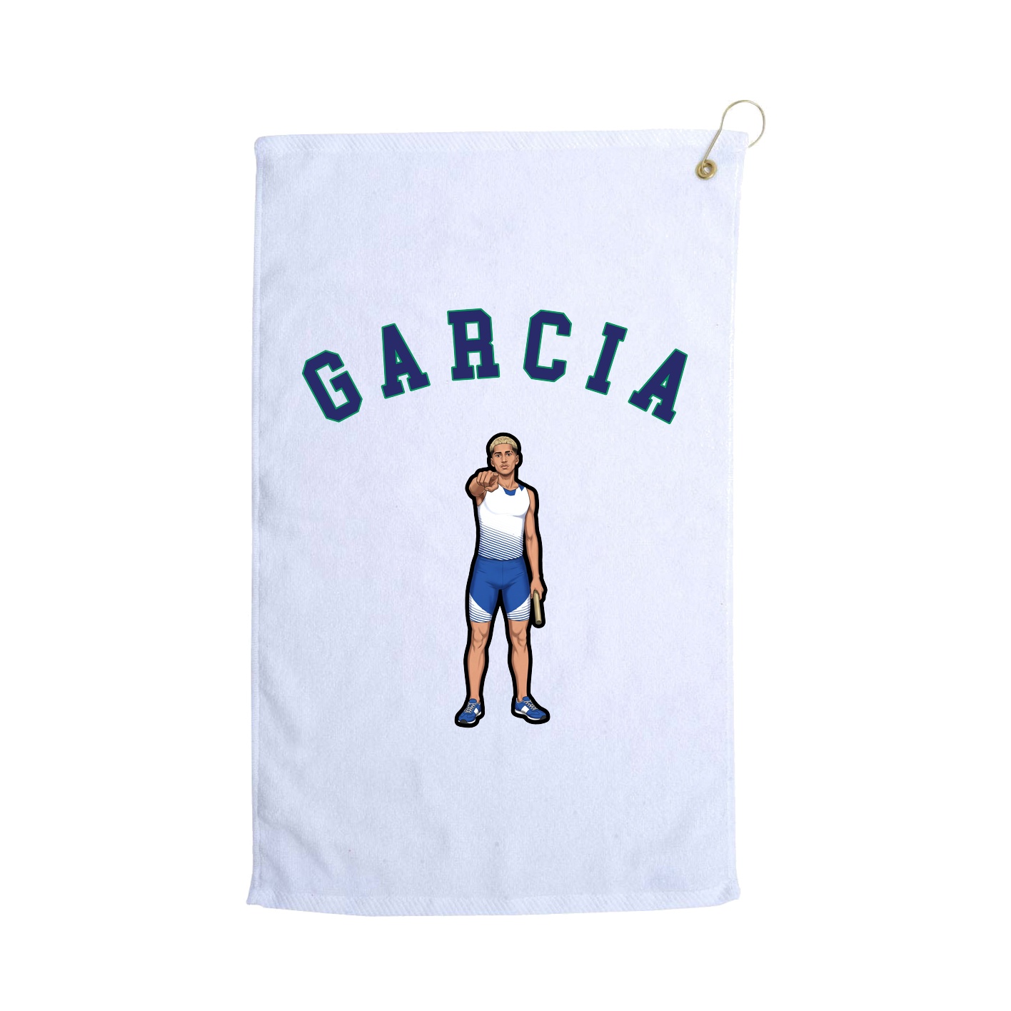 Golf Towel — Shirsey Arch in White