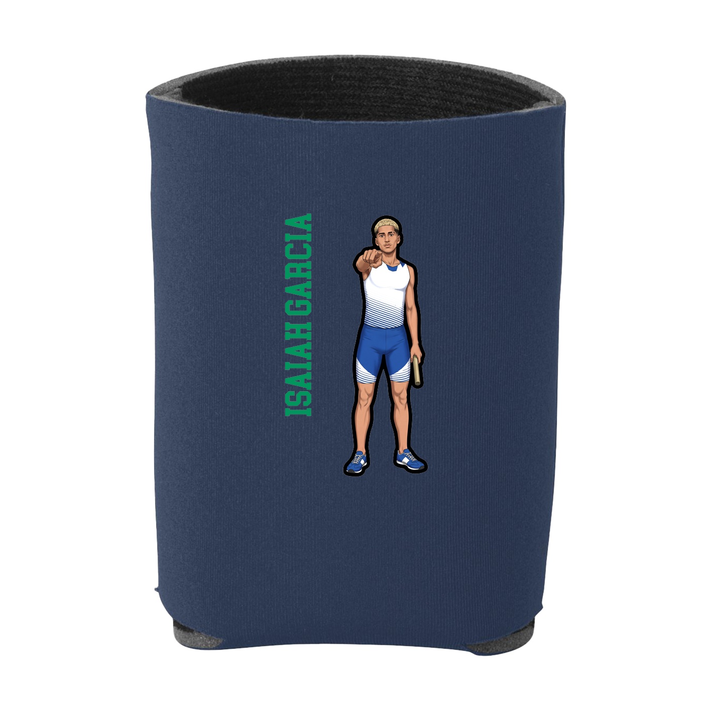Can Holder — Name Vertical in Navy