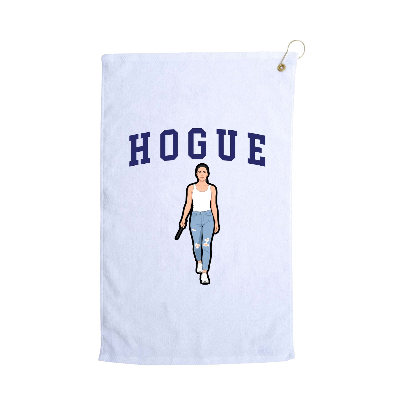 Golf Towel — Shirsey in White