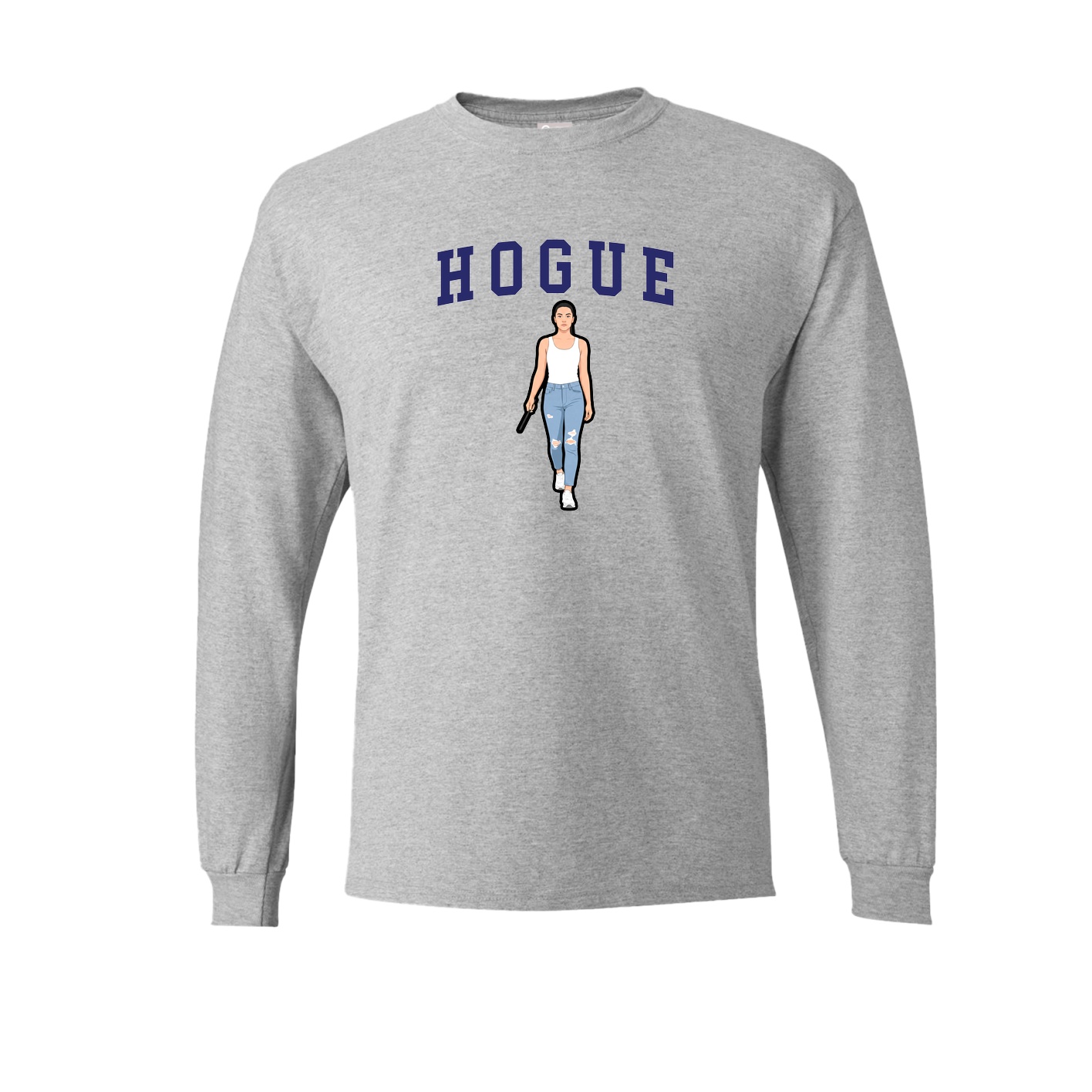 Long Sleeve Tee — Shirsey in Grey