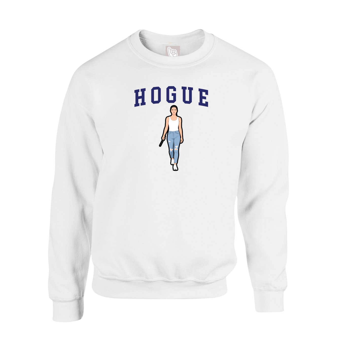 Fleece Crew — Shirsey in White