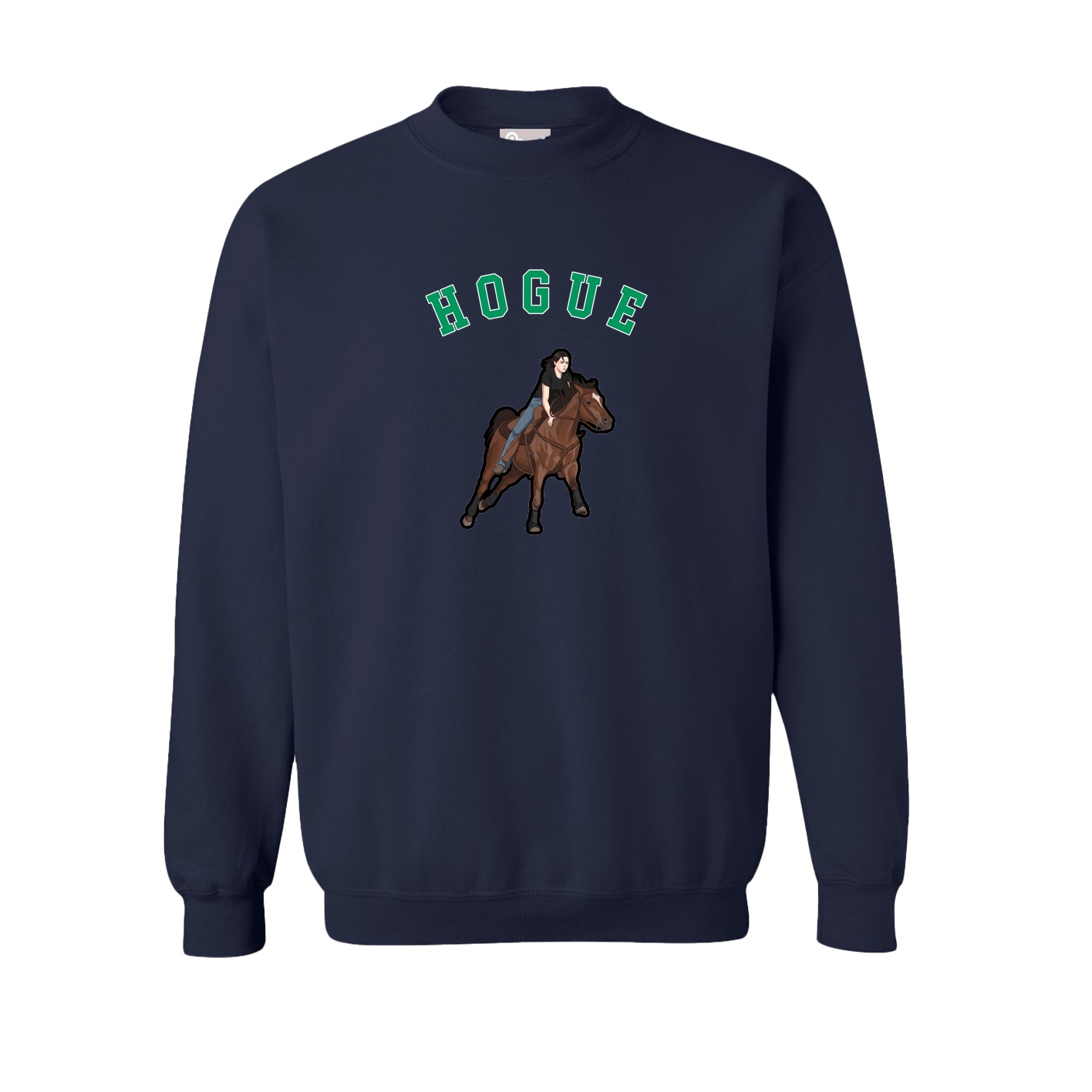 Fleece Crew — Shirsey Arch in Navy
