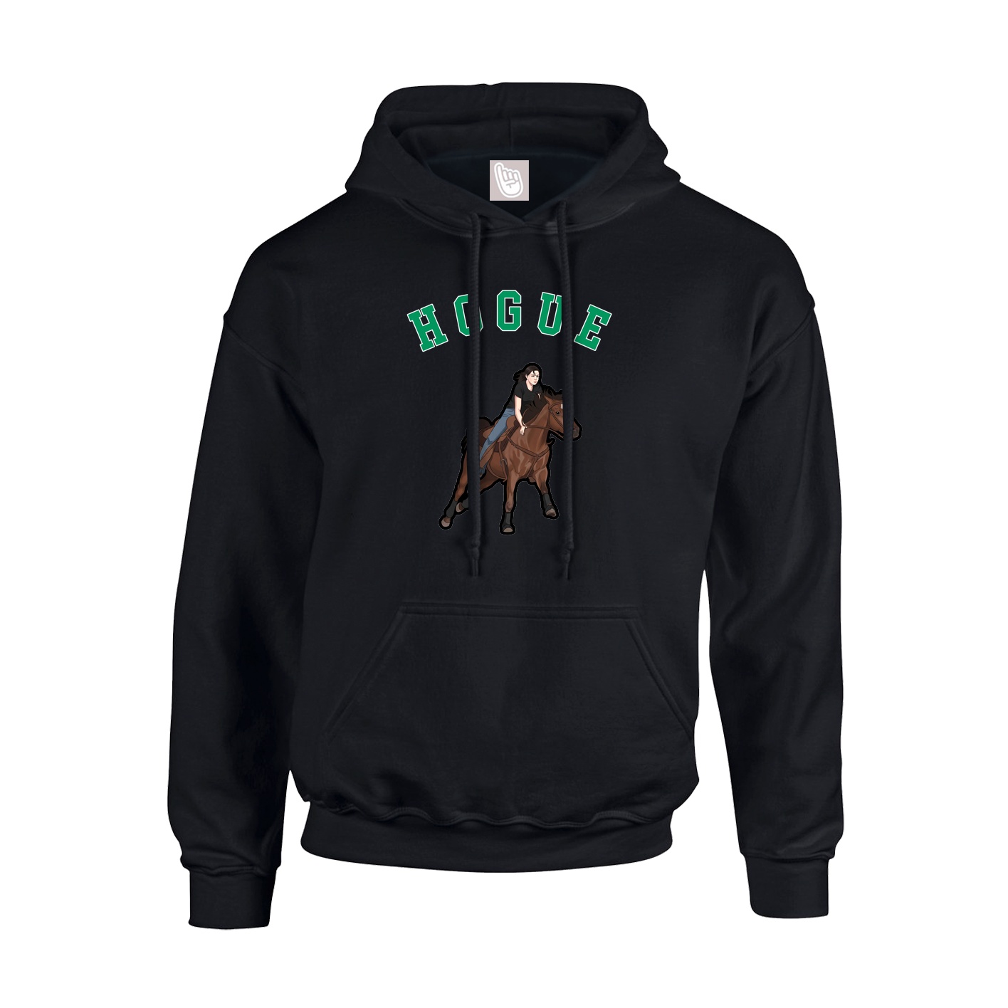 Youth Hoodie — Shirsey Arch in Black