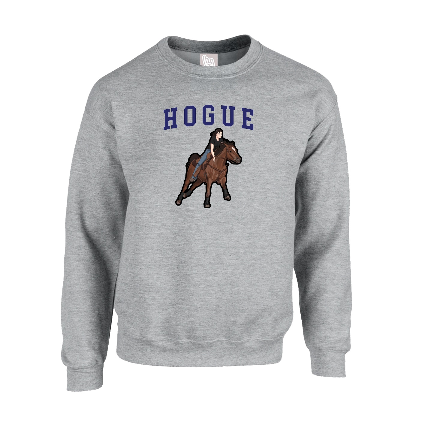 Fleece Crew — Shirsey in Grey