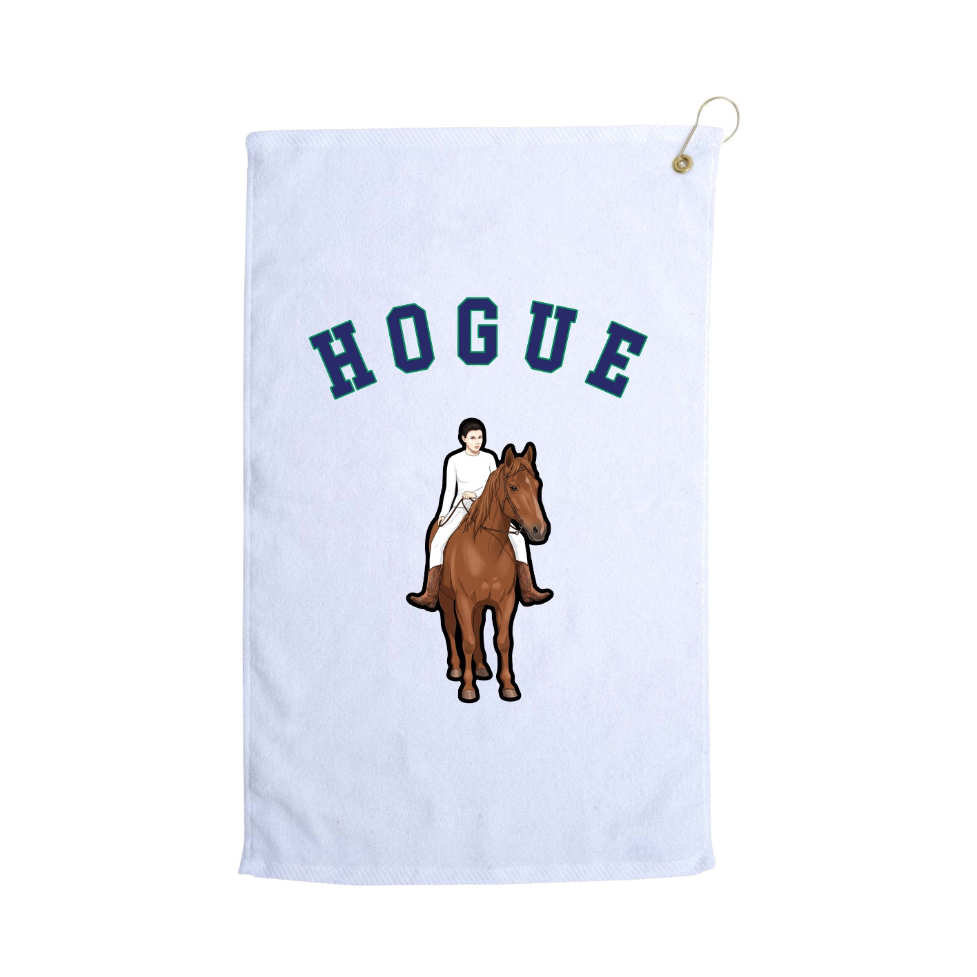 Golf Towel — Shirsey Arch in White