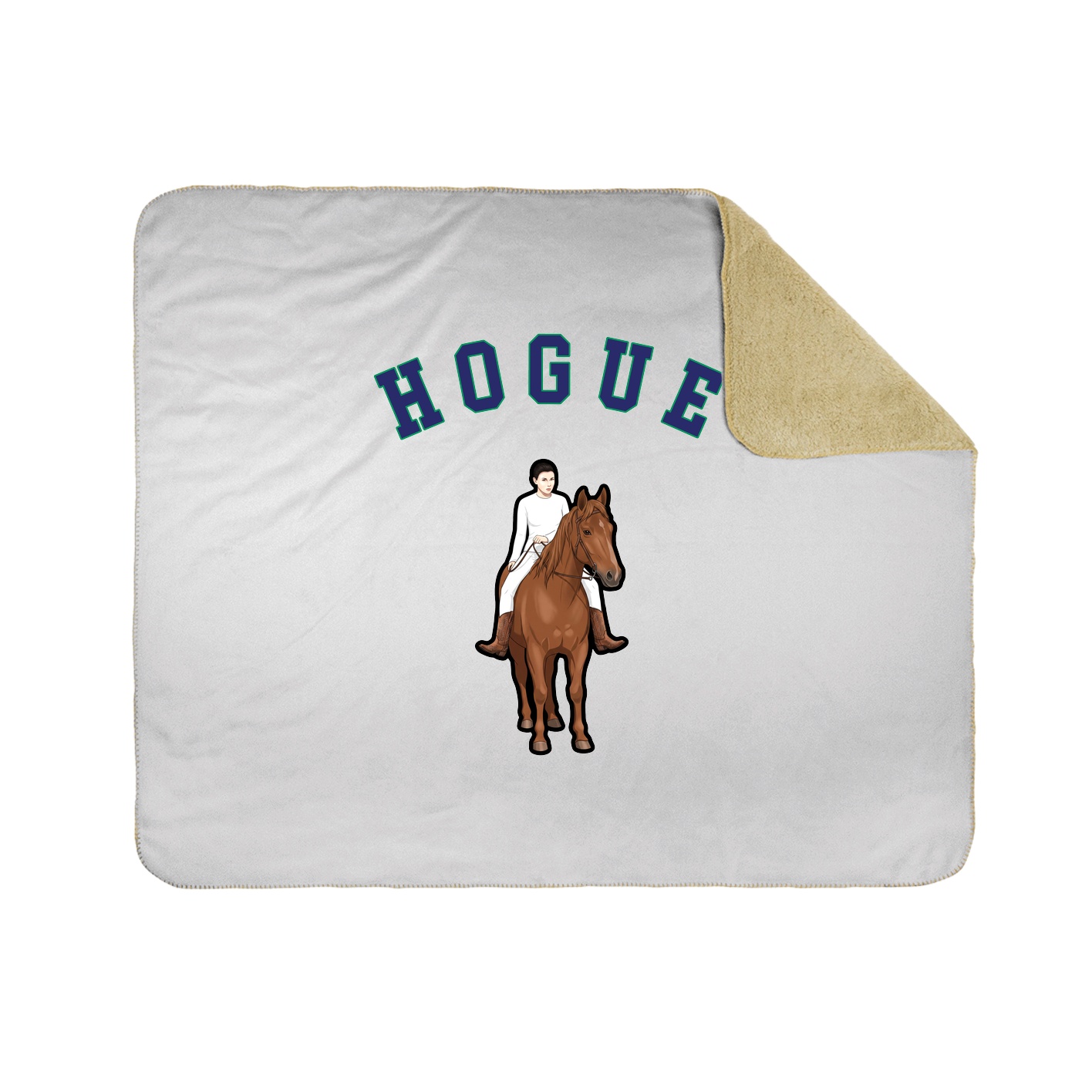 50x60 Sherpa Lined Throw Blanket