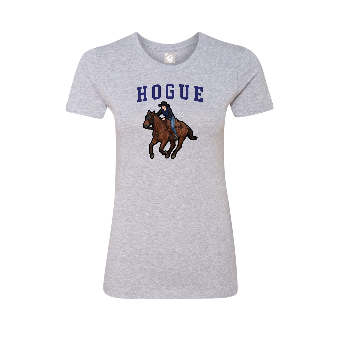 Fitted Women's Tee — Shirsey in Grey