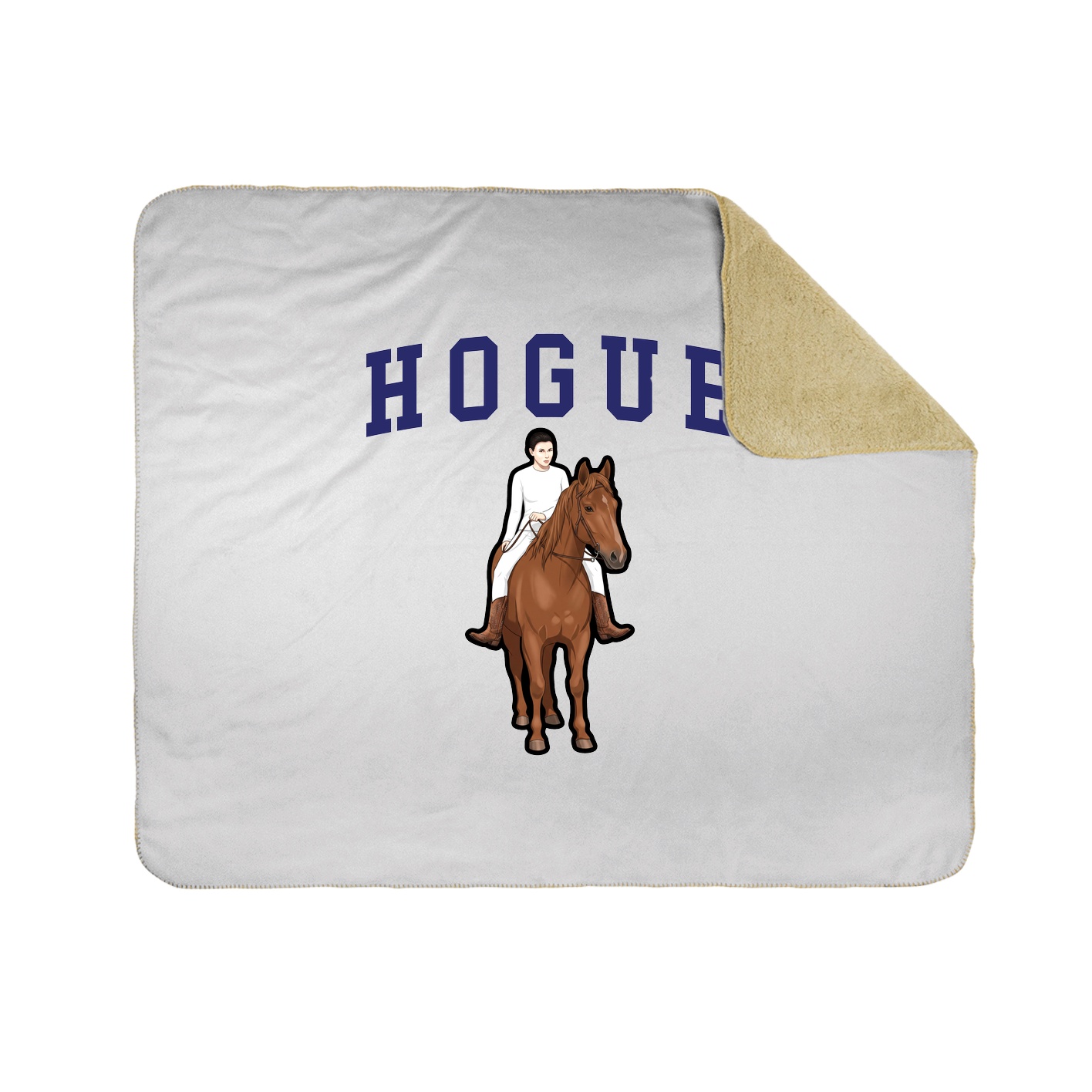 50x60 Sherpa Lined Throw Blanket