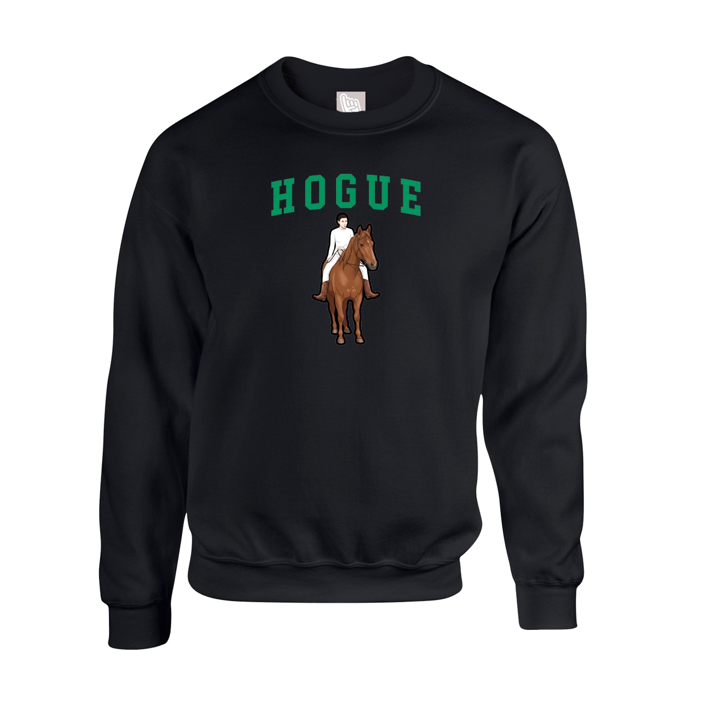 Fleece Crew — Shirsey in Black