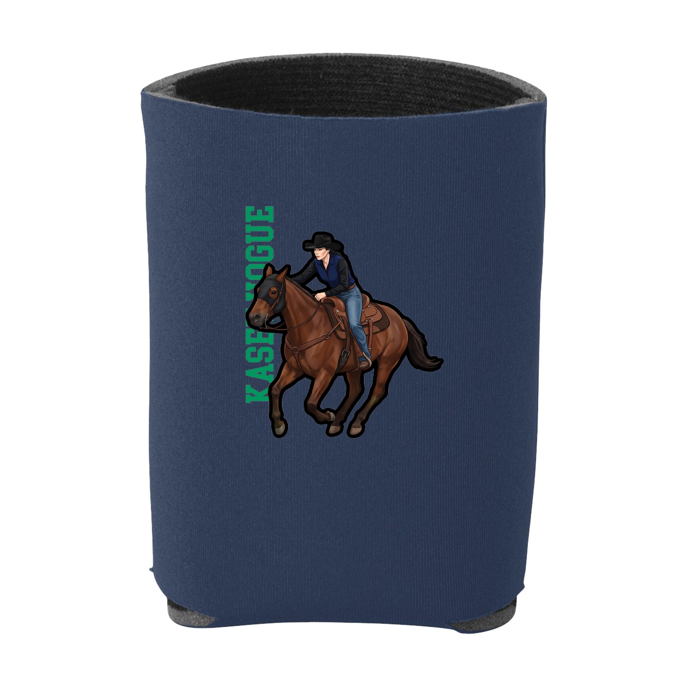 Can Holder — Name Vertical in Navy