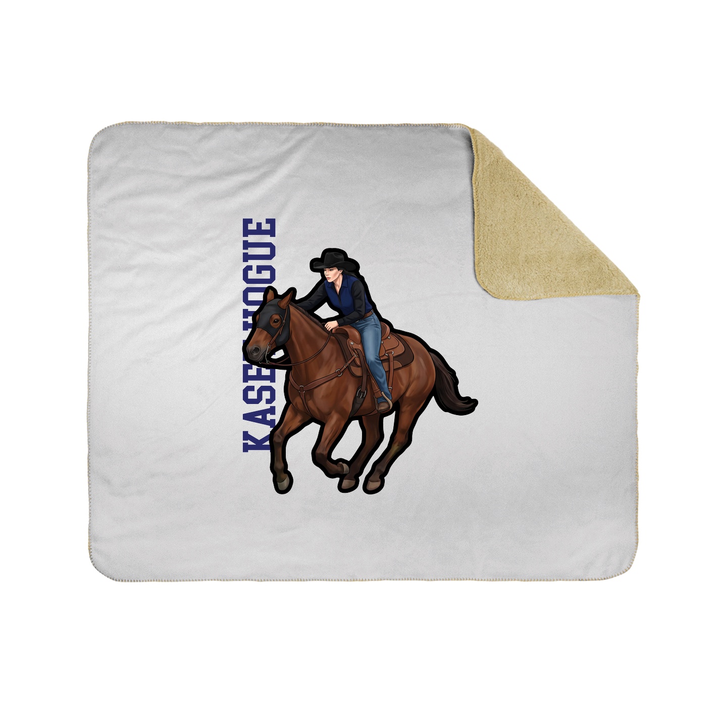 50x60 Sherpa Lined Throw Blanket