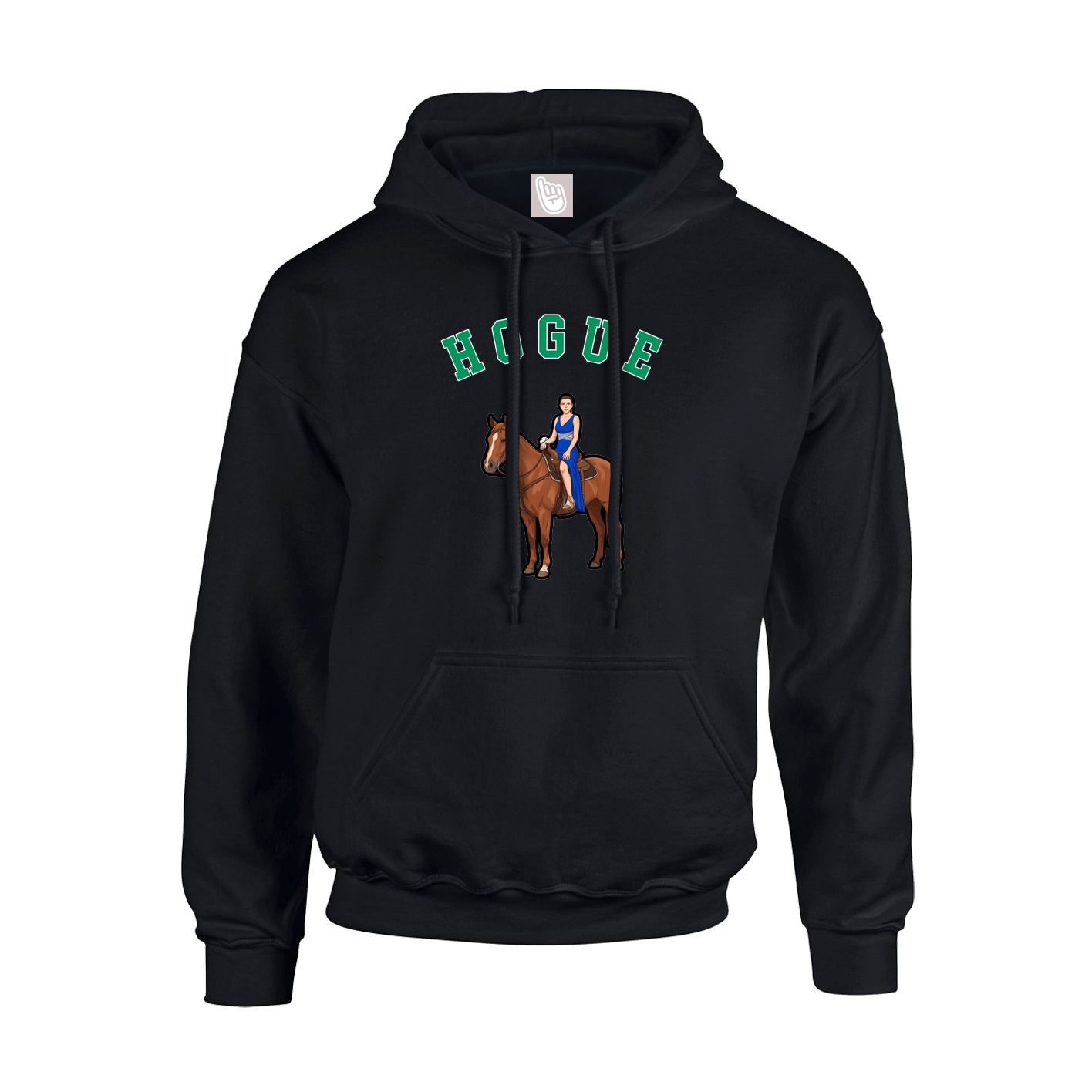 Youth Hoodie — Shirsey Arch in Black