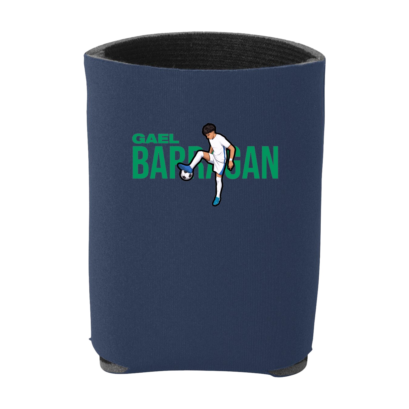 Can Holder — Player Name in Navy