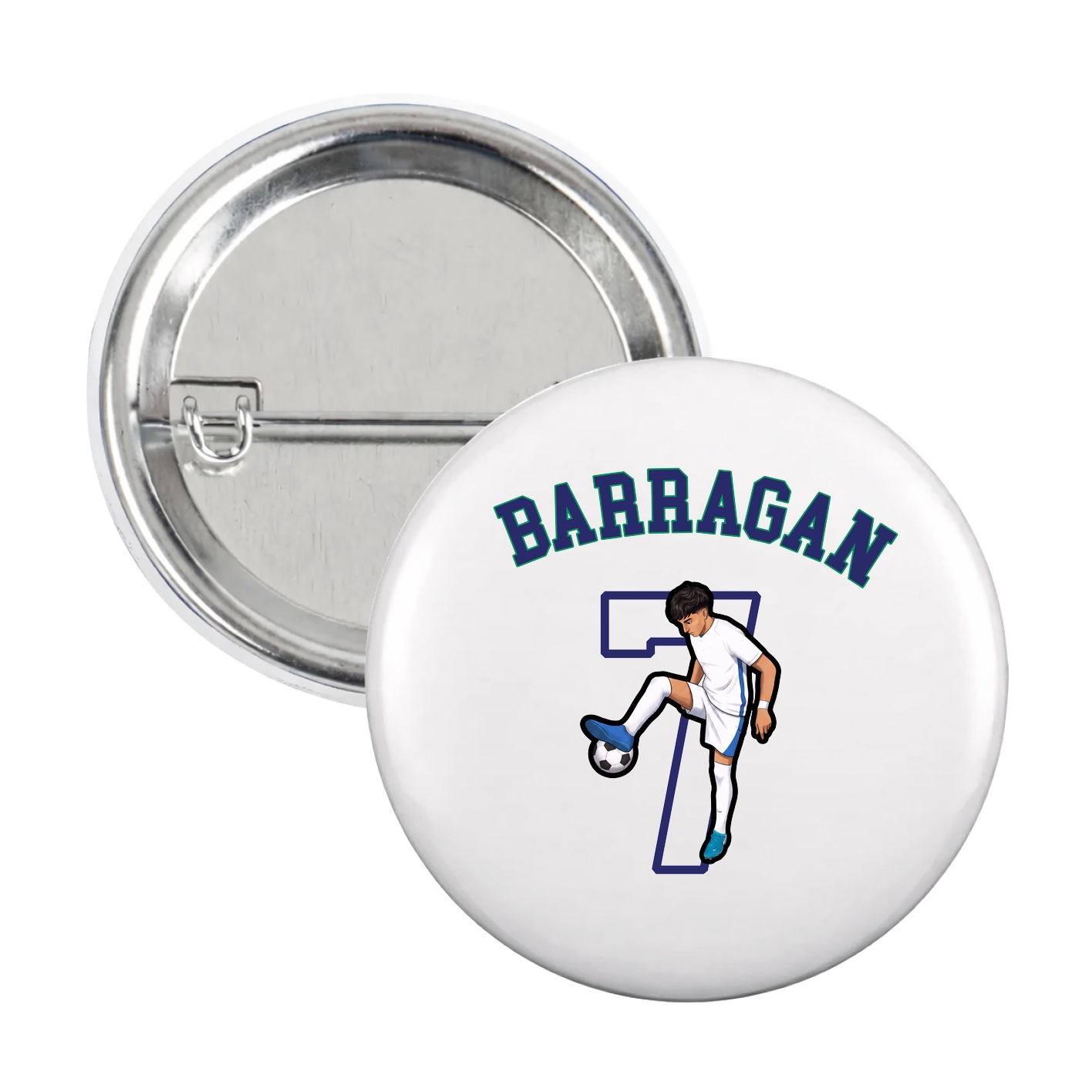 Game Day Button — Shirsey Arch in White