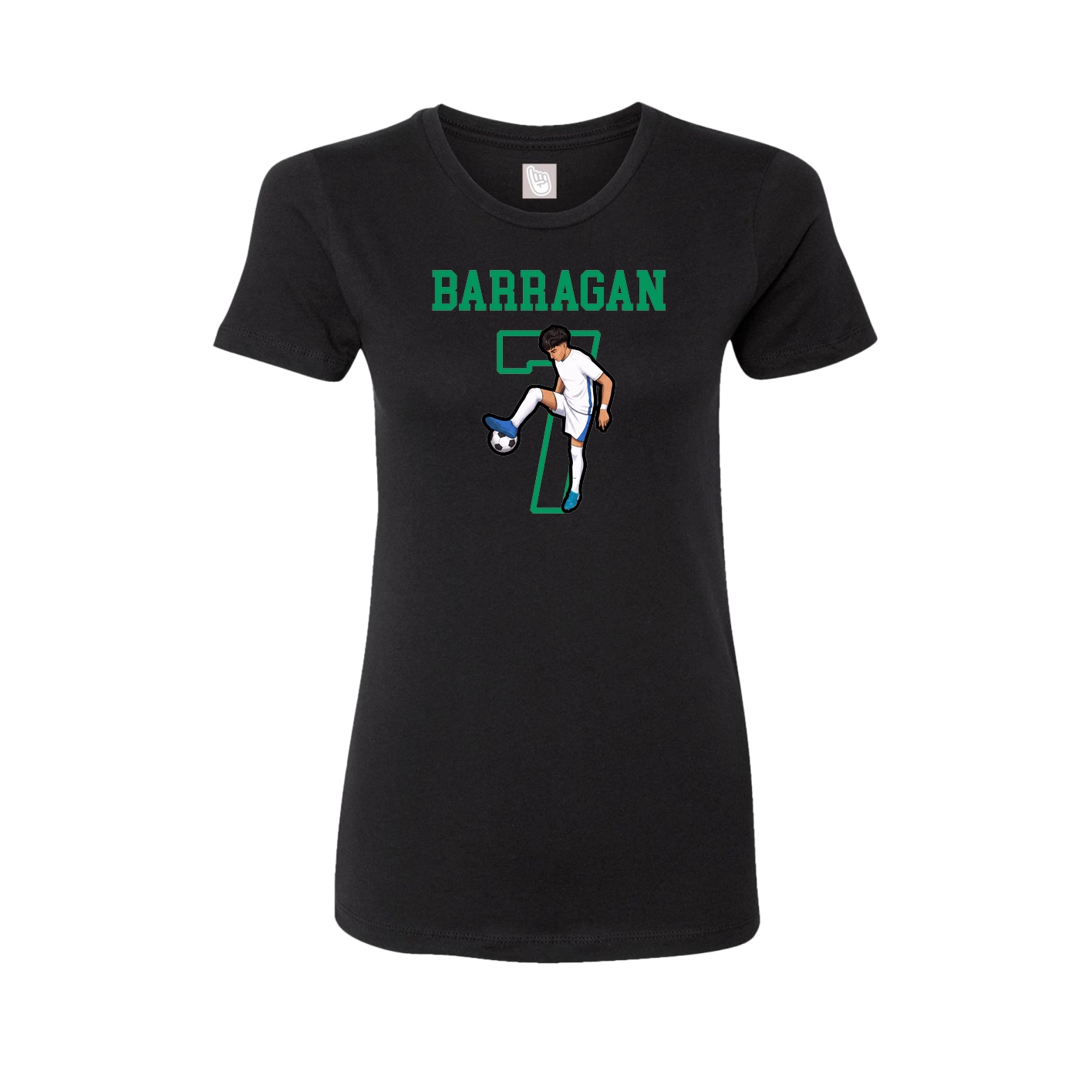 Fitted Women's Tee — Shirsey in Black