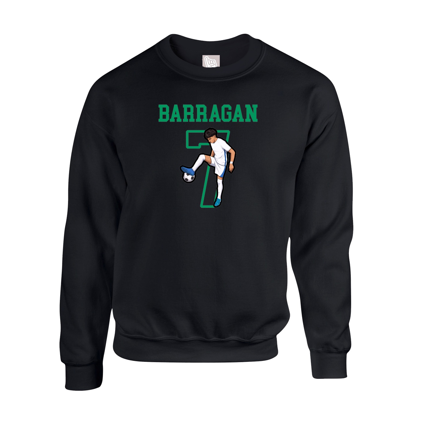 Fleece Crew — Shirsey in Black