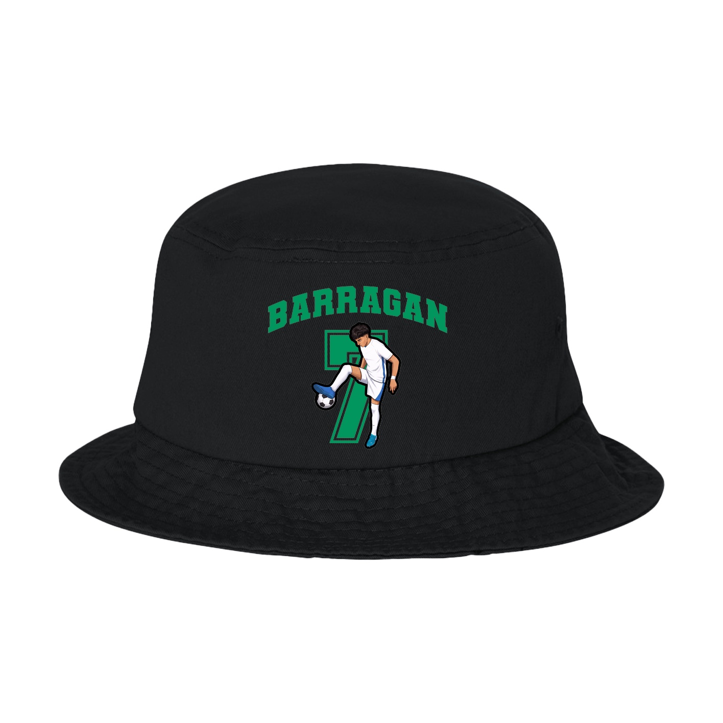 Bucket Cap — Number in Black