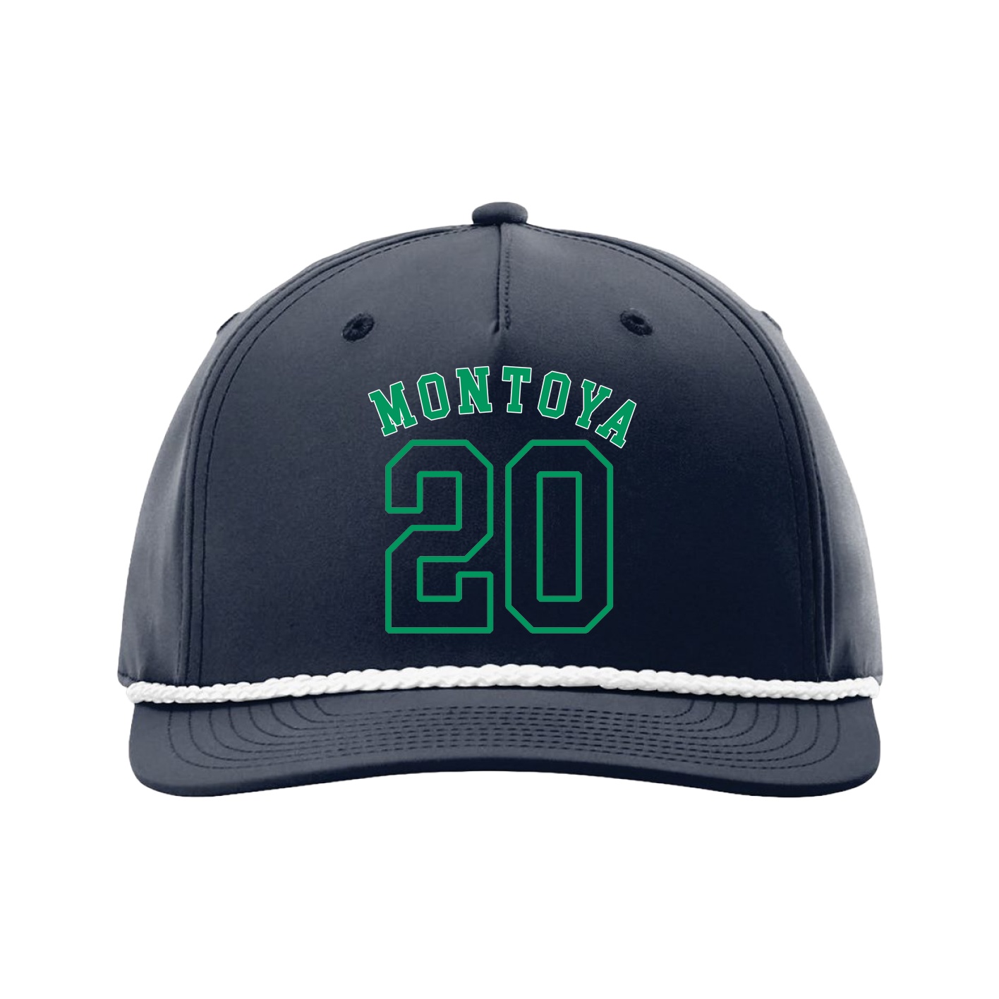Five-Panel Classic Rope Cap — Shirsey Arch in Navy