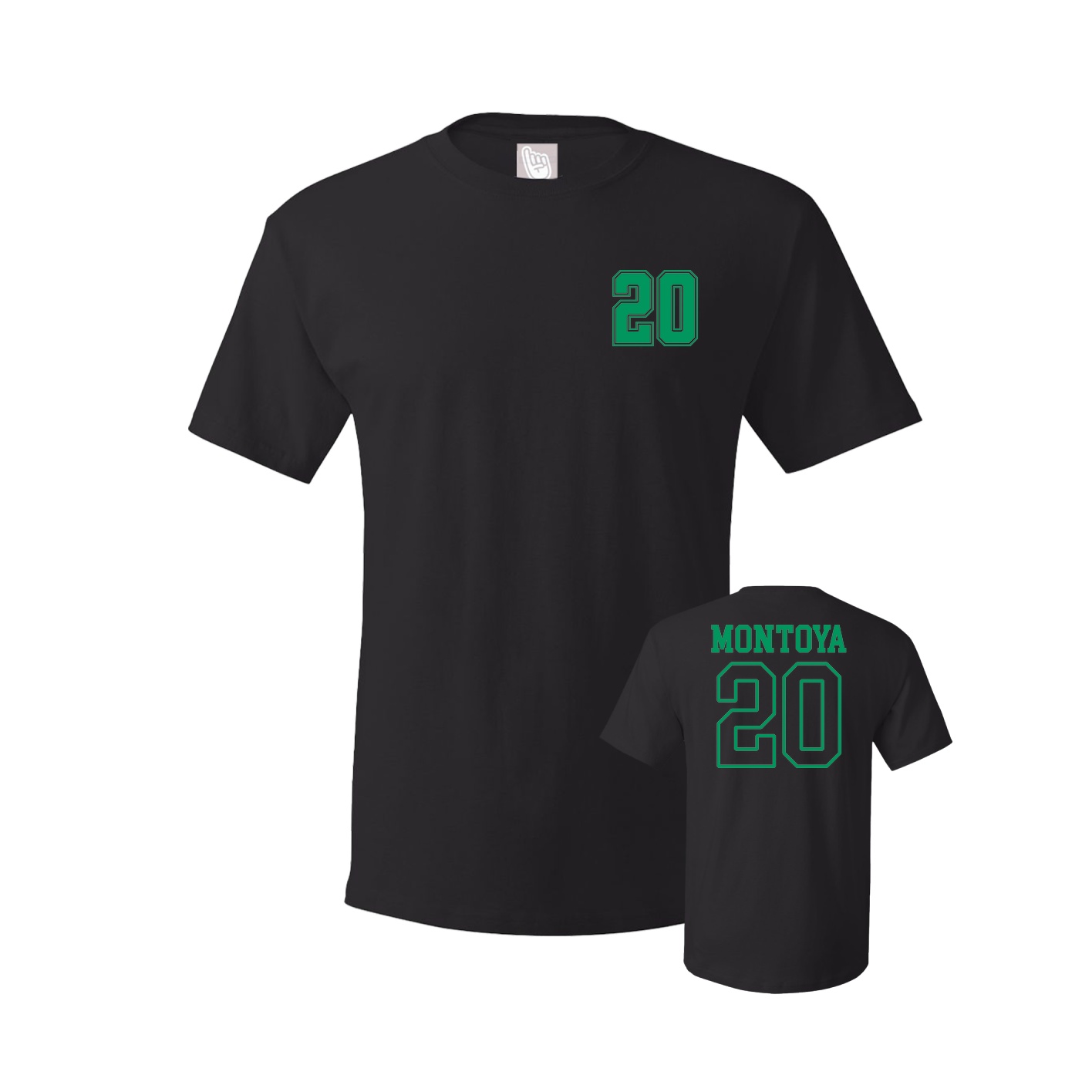 Youth Tee — Chest Back in Black