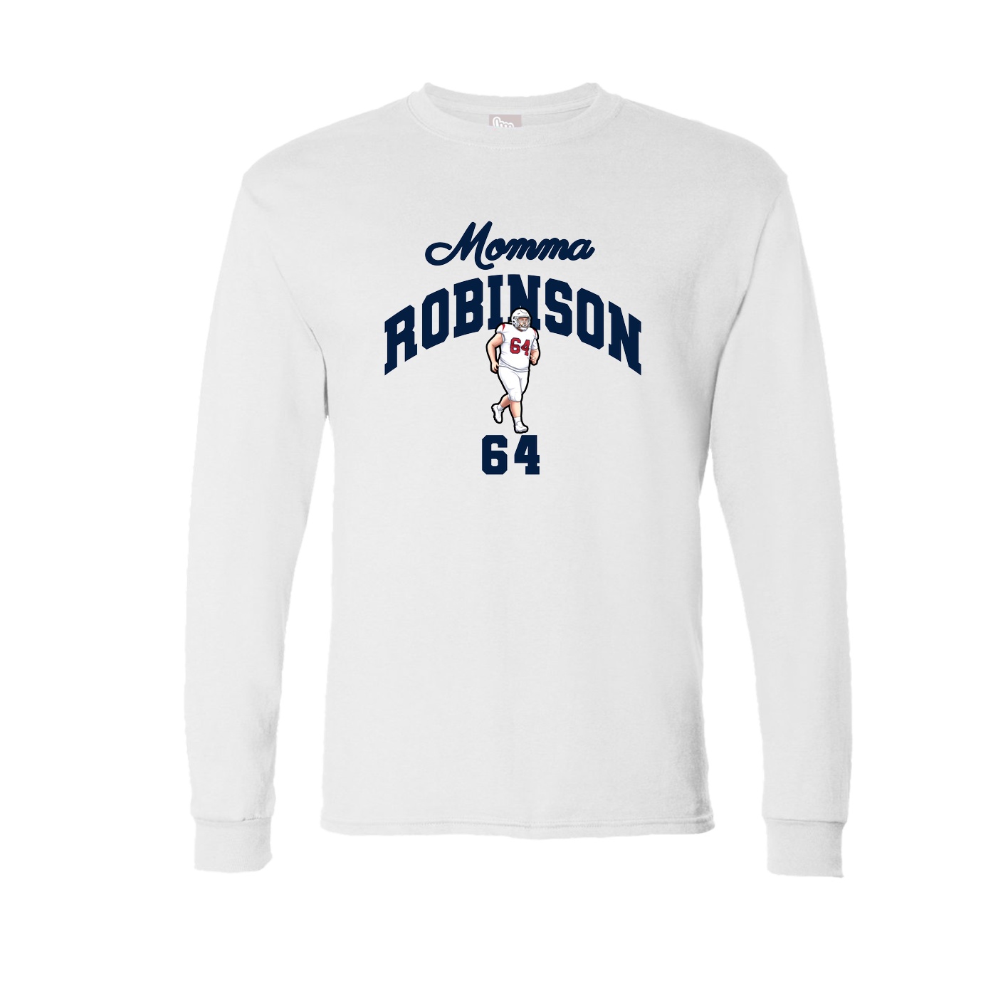 Long Sleeve Tee — Mothers Day Arch in White