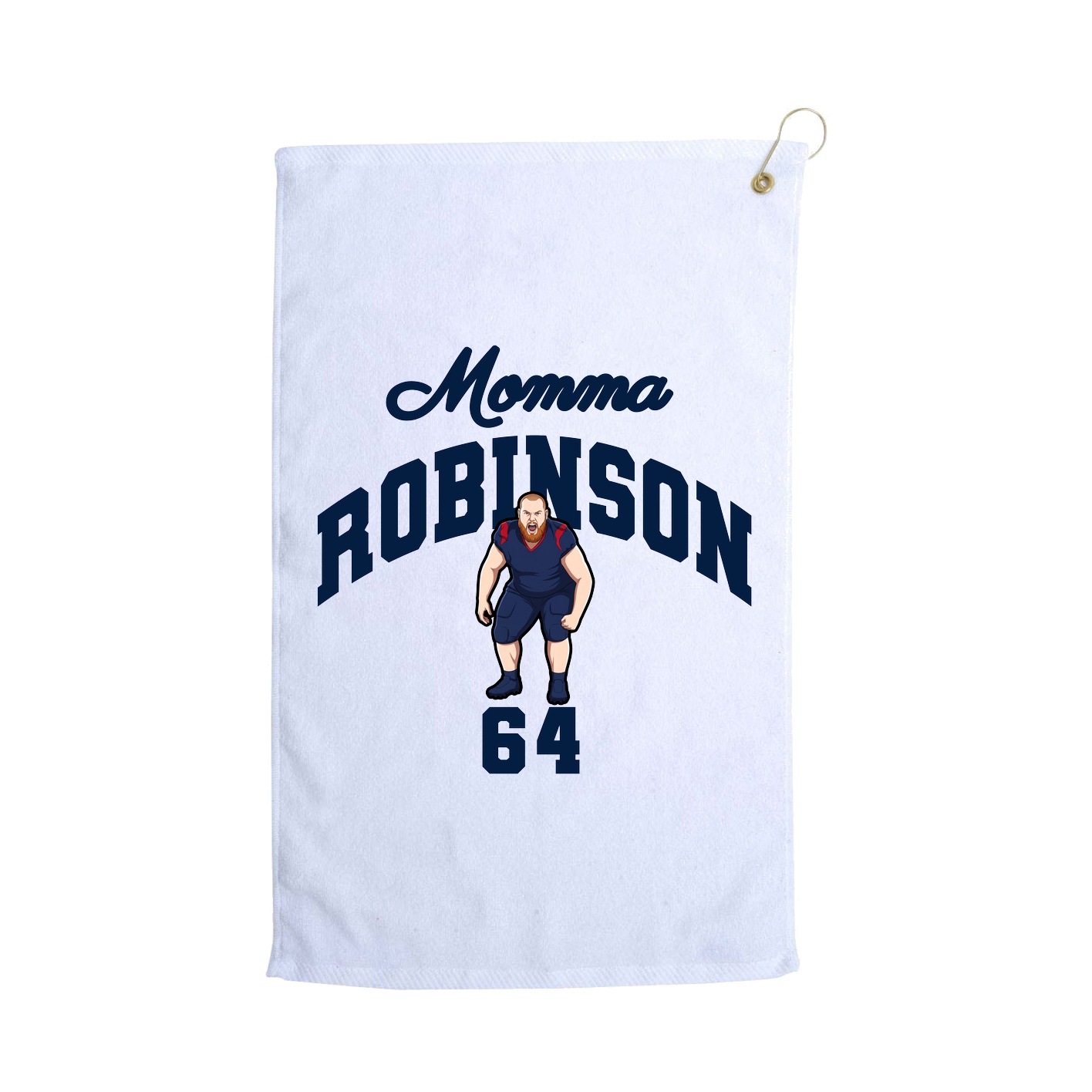Golf Towel — Mothers Day Arch in White