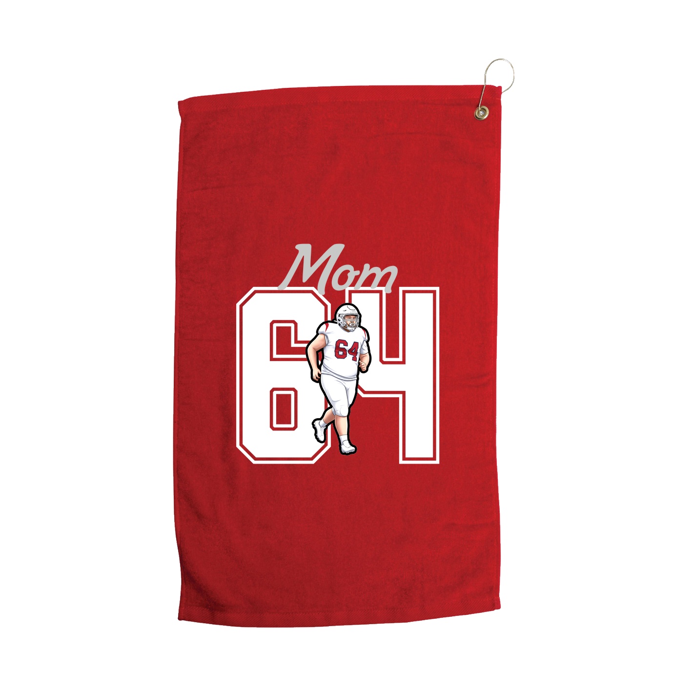Golf Towel — Mothers Day Shirsey in Red