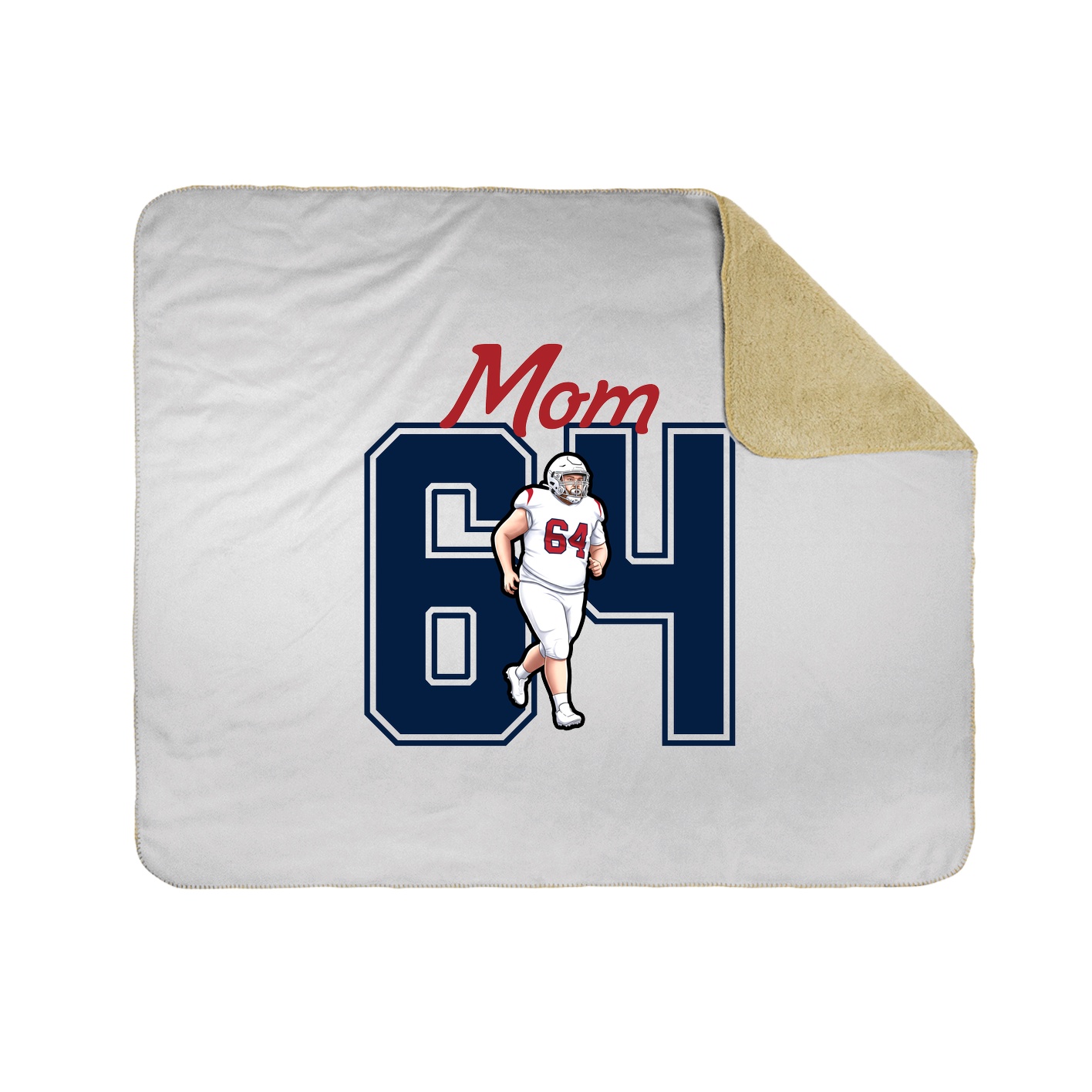 Throw Blanket — Mothers Day Shirsey in White