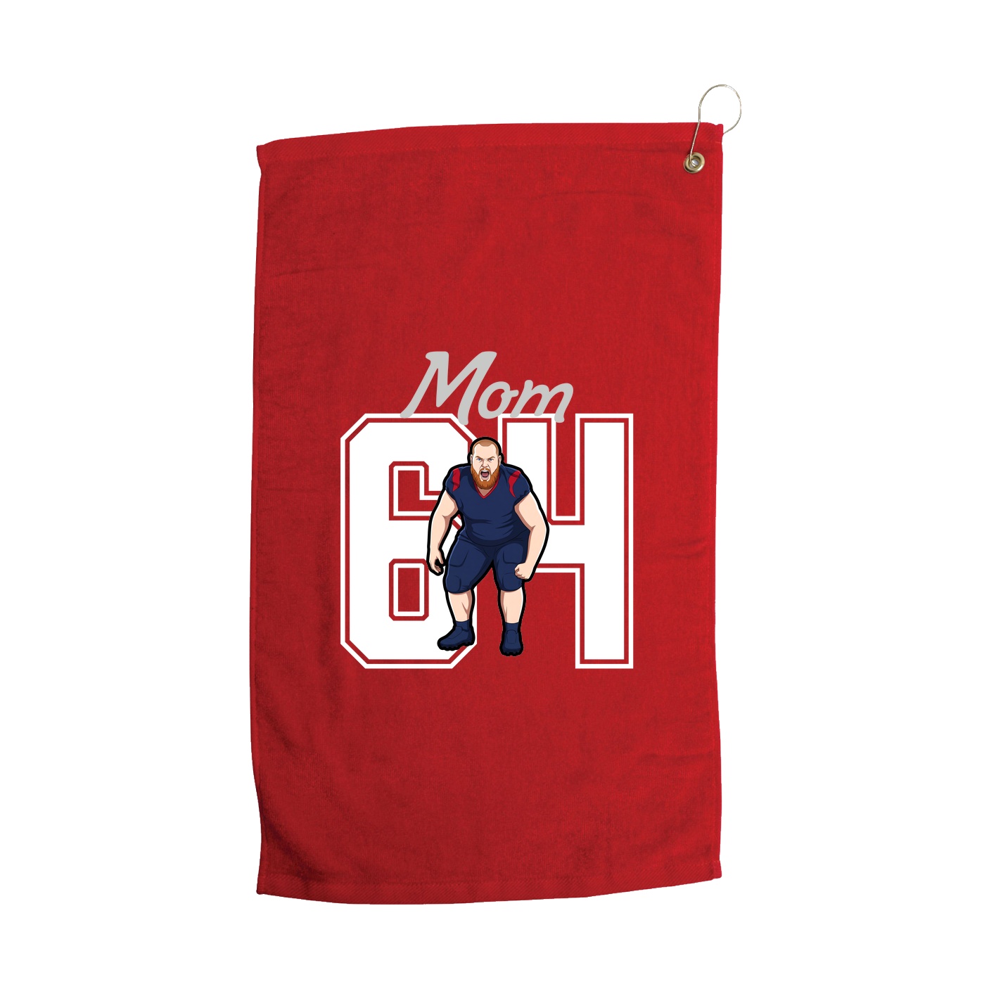 Golf Towel — Mothers Day Shirsey in Red