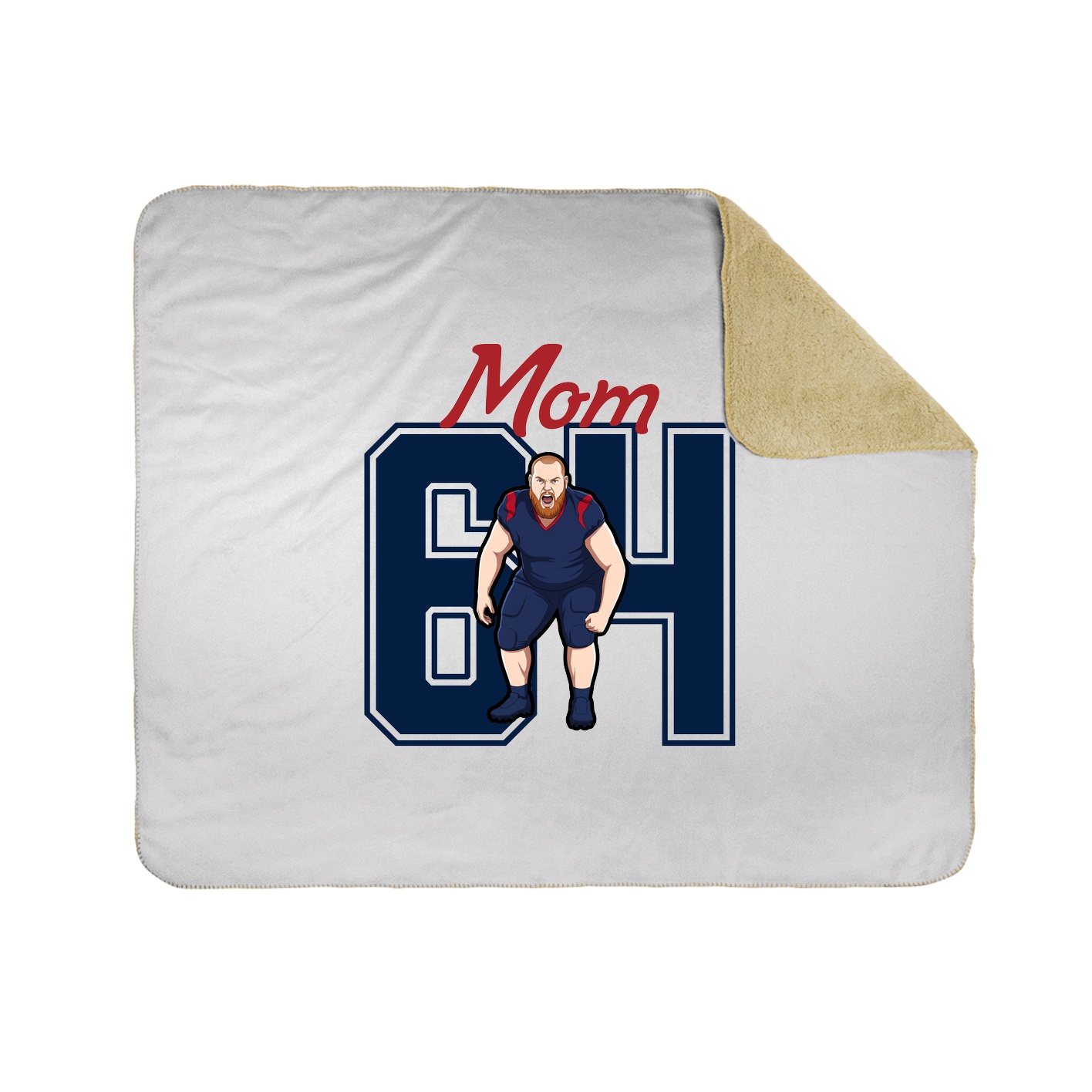 Throw Blanket — Mothers Day Shirsey in White