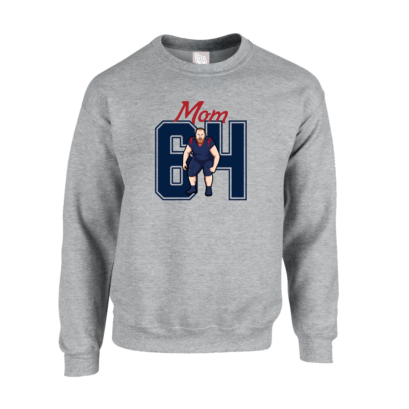 Fleece Crew — Mothers Day Shirsey in Grey