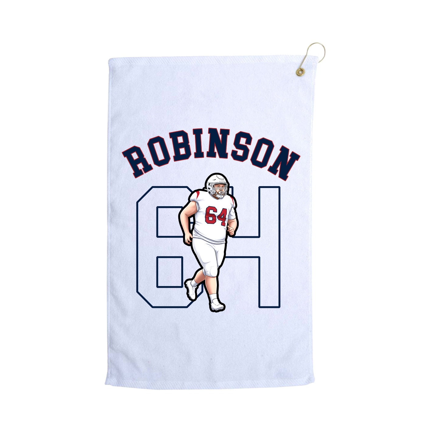 Golf Towel — Shirsey Arch in White