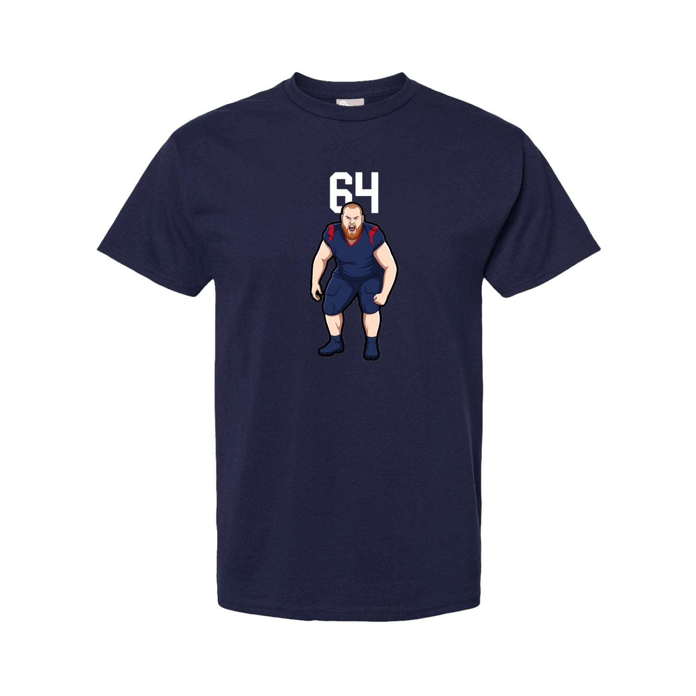 Tee — Number Top in Navy