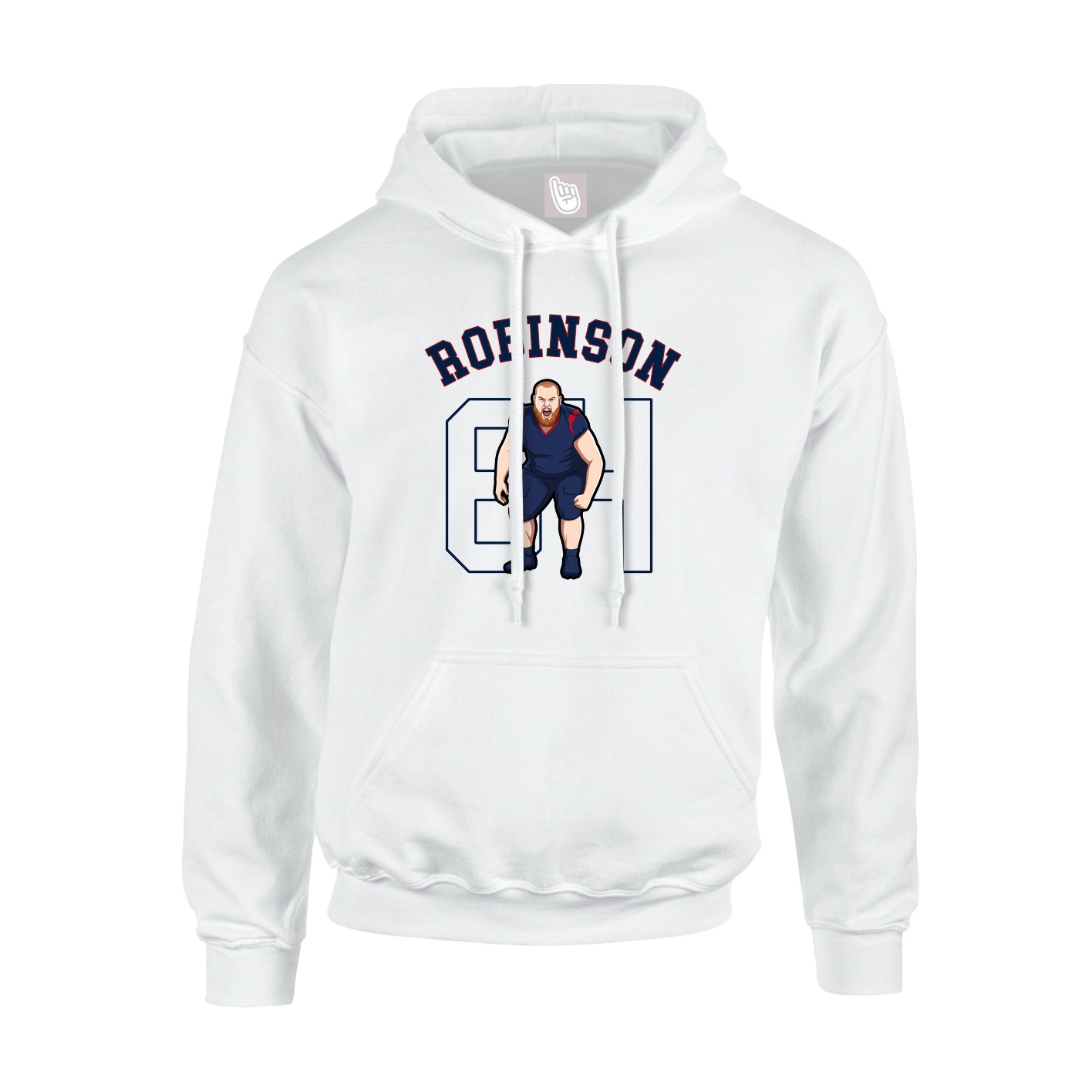 Hoodie — Shirsey Arch in White